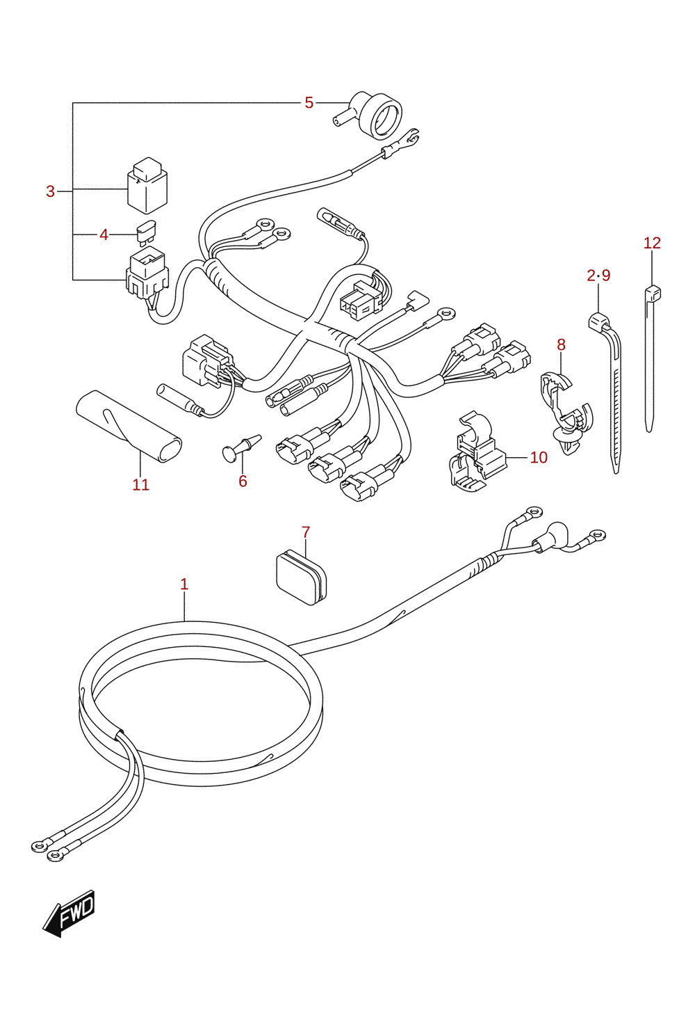 Kabelstam (DF8A, DF9.9A)