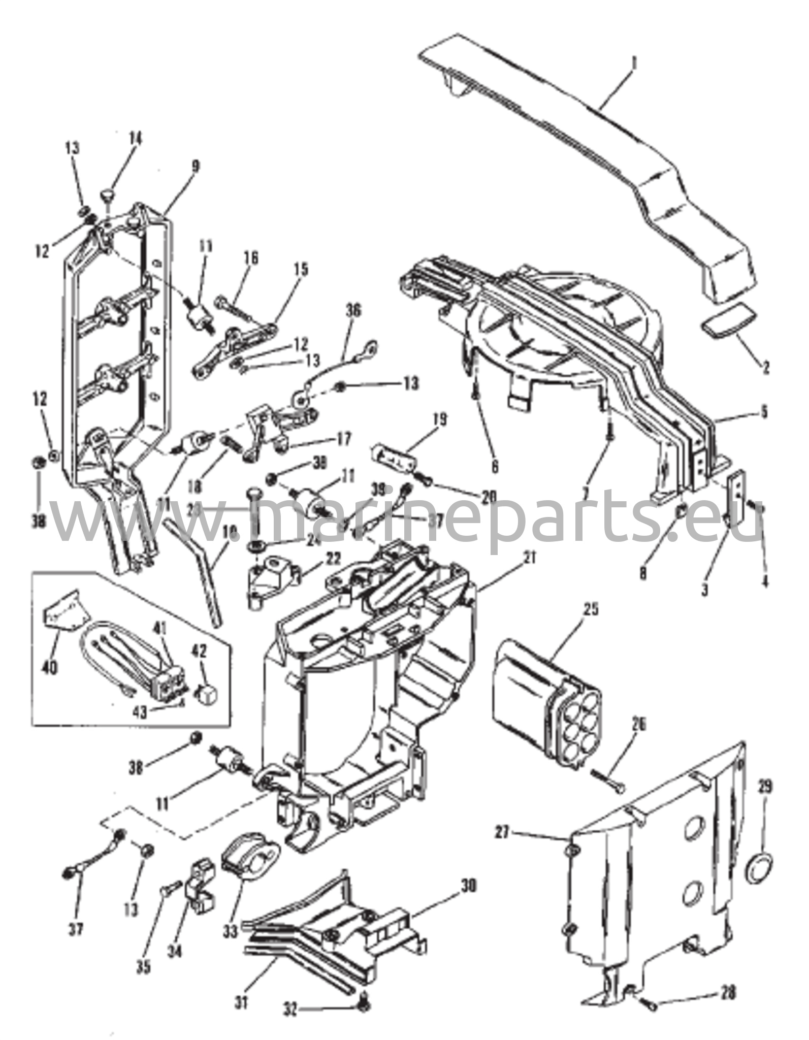 Cowl Support Brackets 