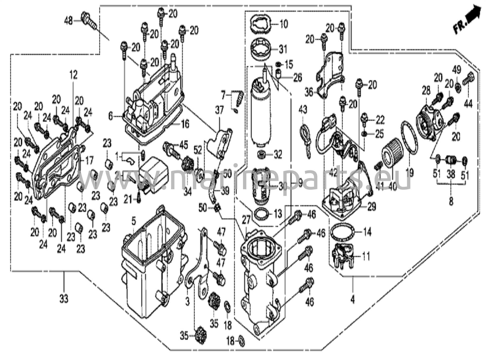 Höyryn erotin kokoonpano