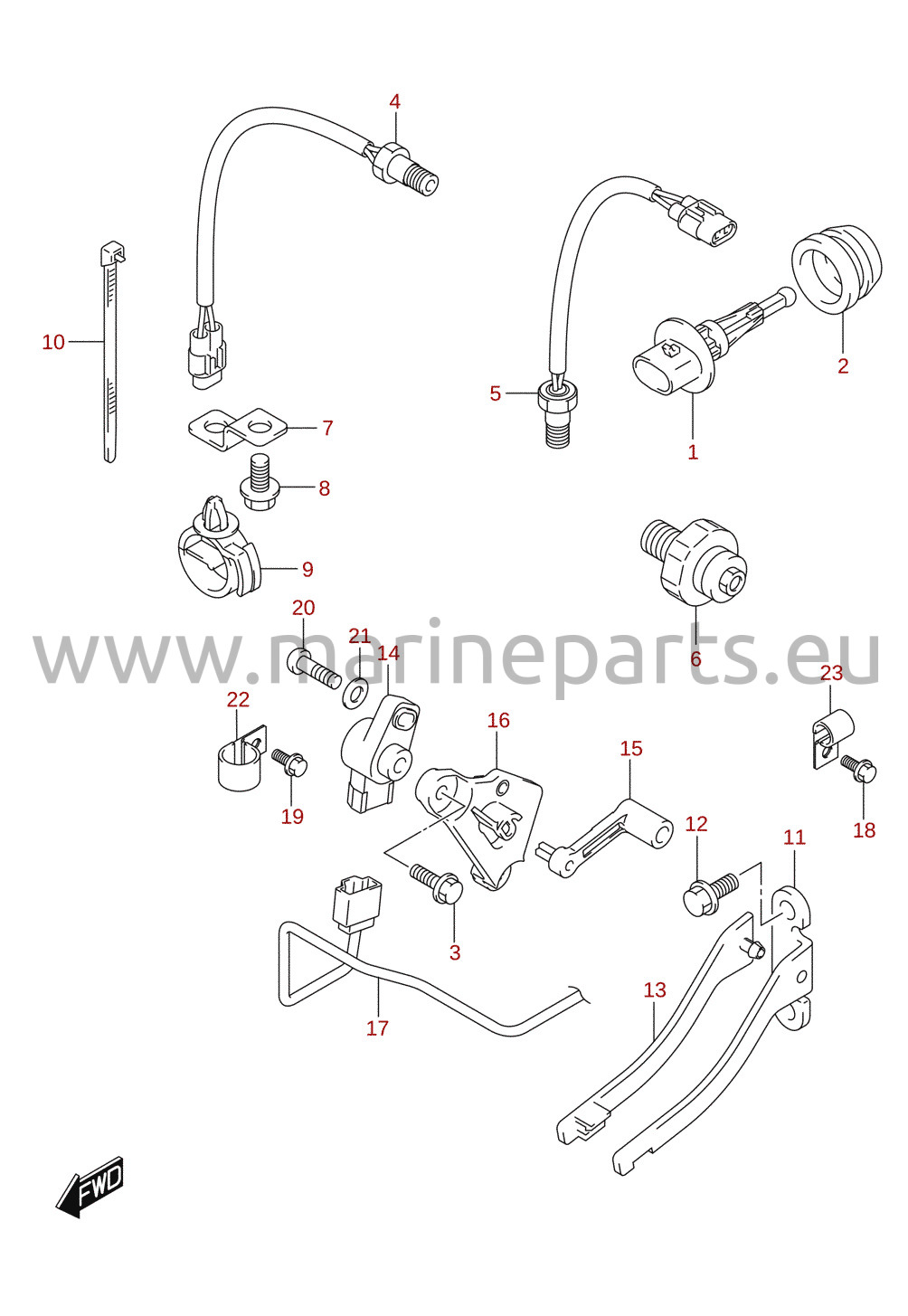 Sensor (DF150TG, DF150ZG, DF175TG, DF175ZG)