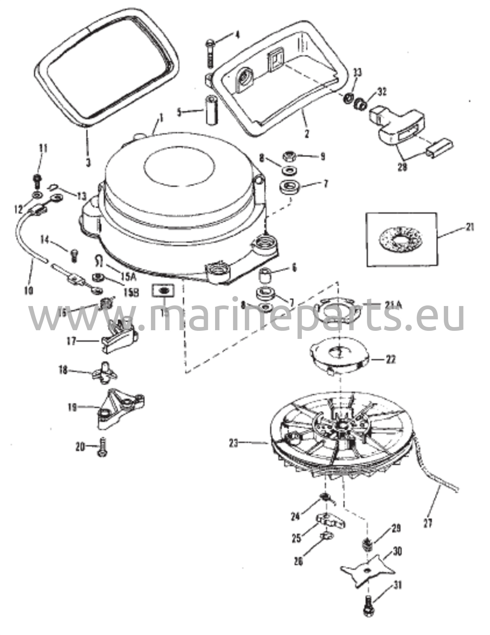 Starter Assembly (Manual) (55) 