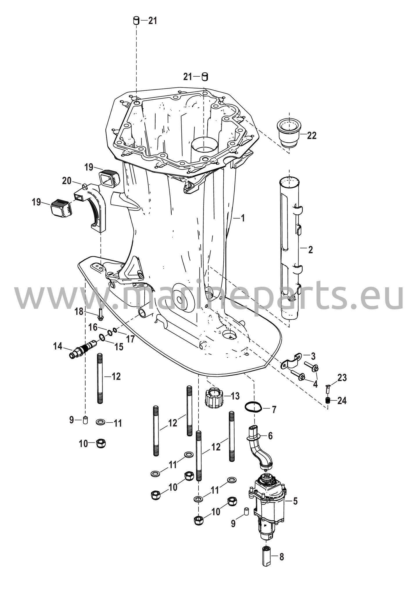 Voimansiirron akselinsuojus