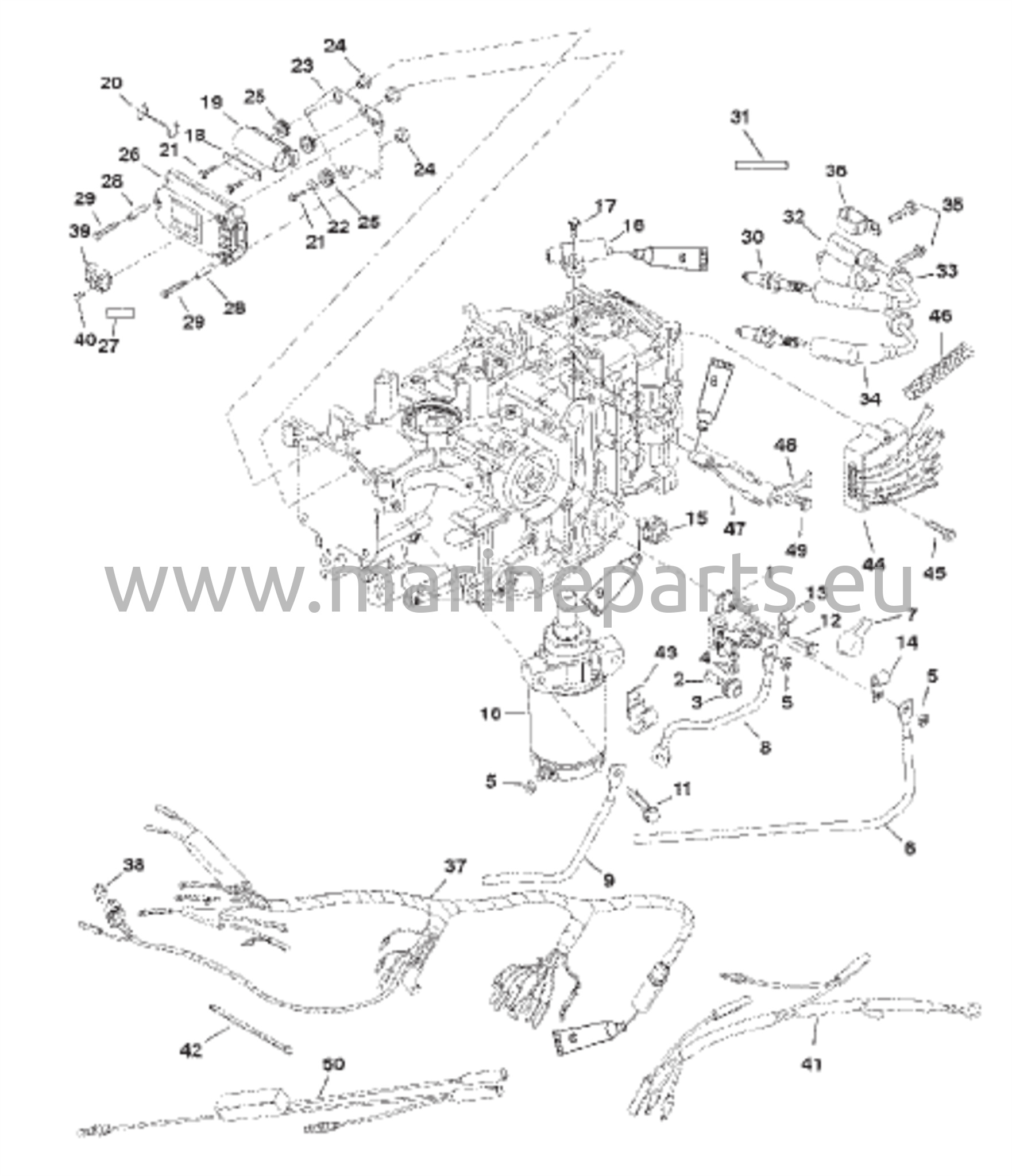 Sähkökomponentit (S/N-0G960499 ja sitä alemmat)