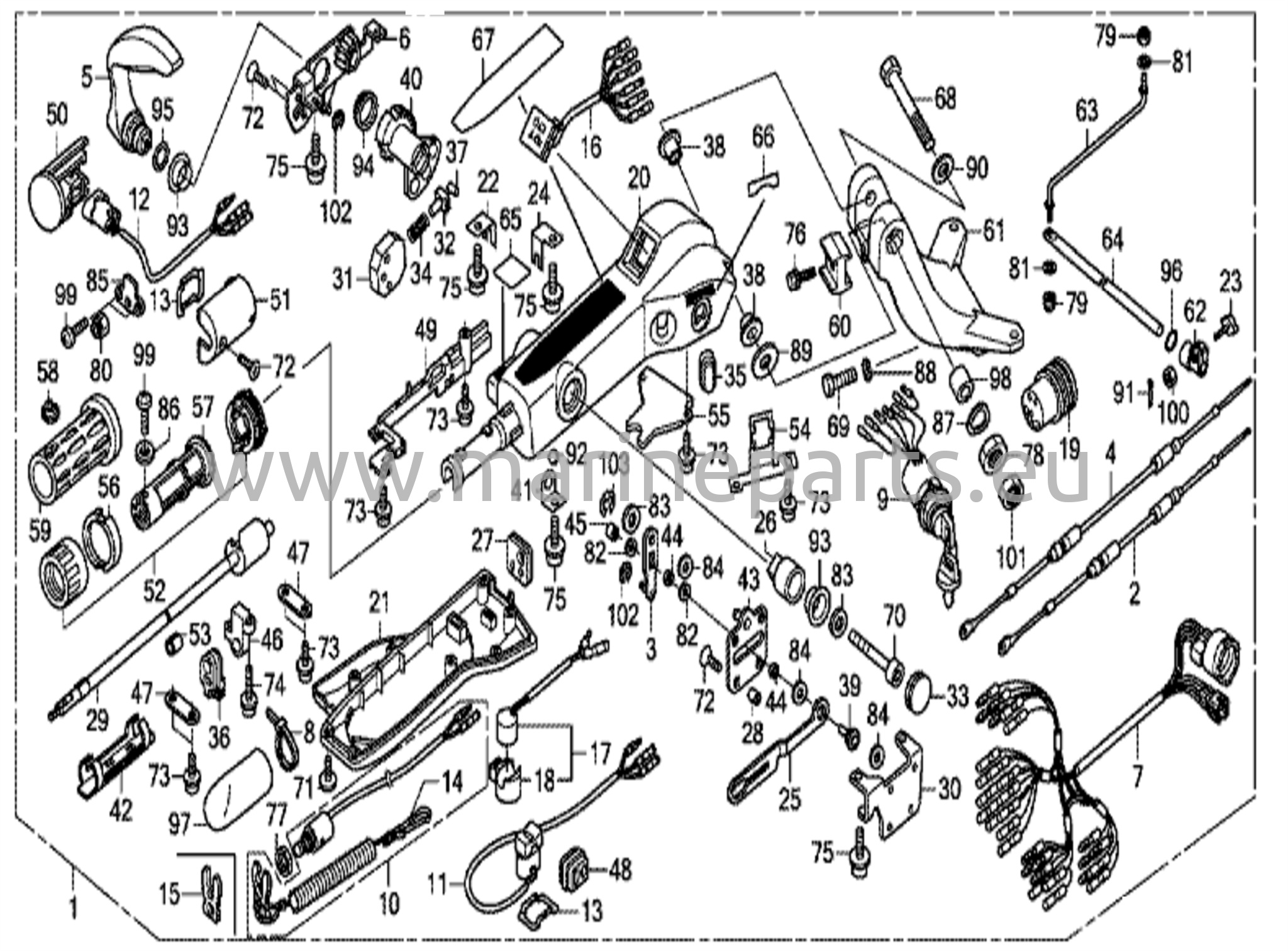 Ohjauskahvasarja (monitoiminen)
