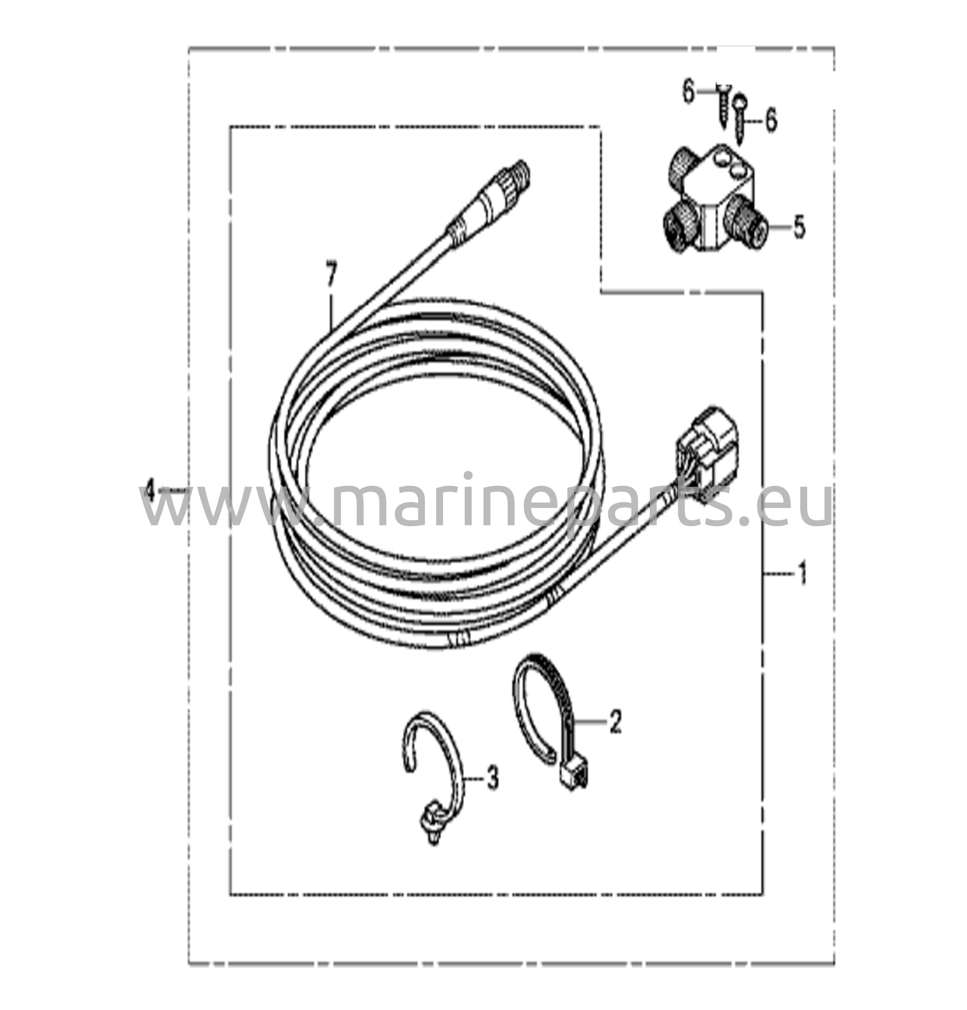 Gränssnittskabelsats