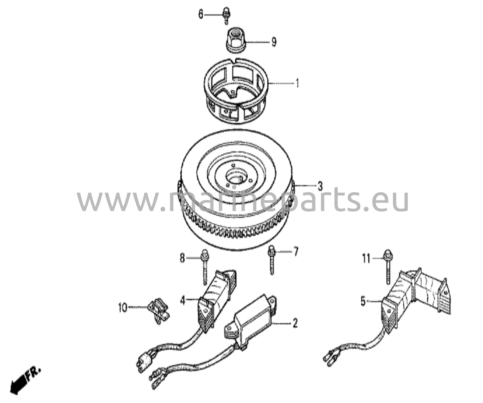 Svänghjul/tändspole