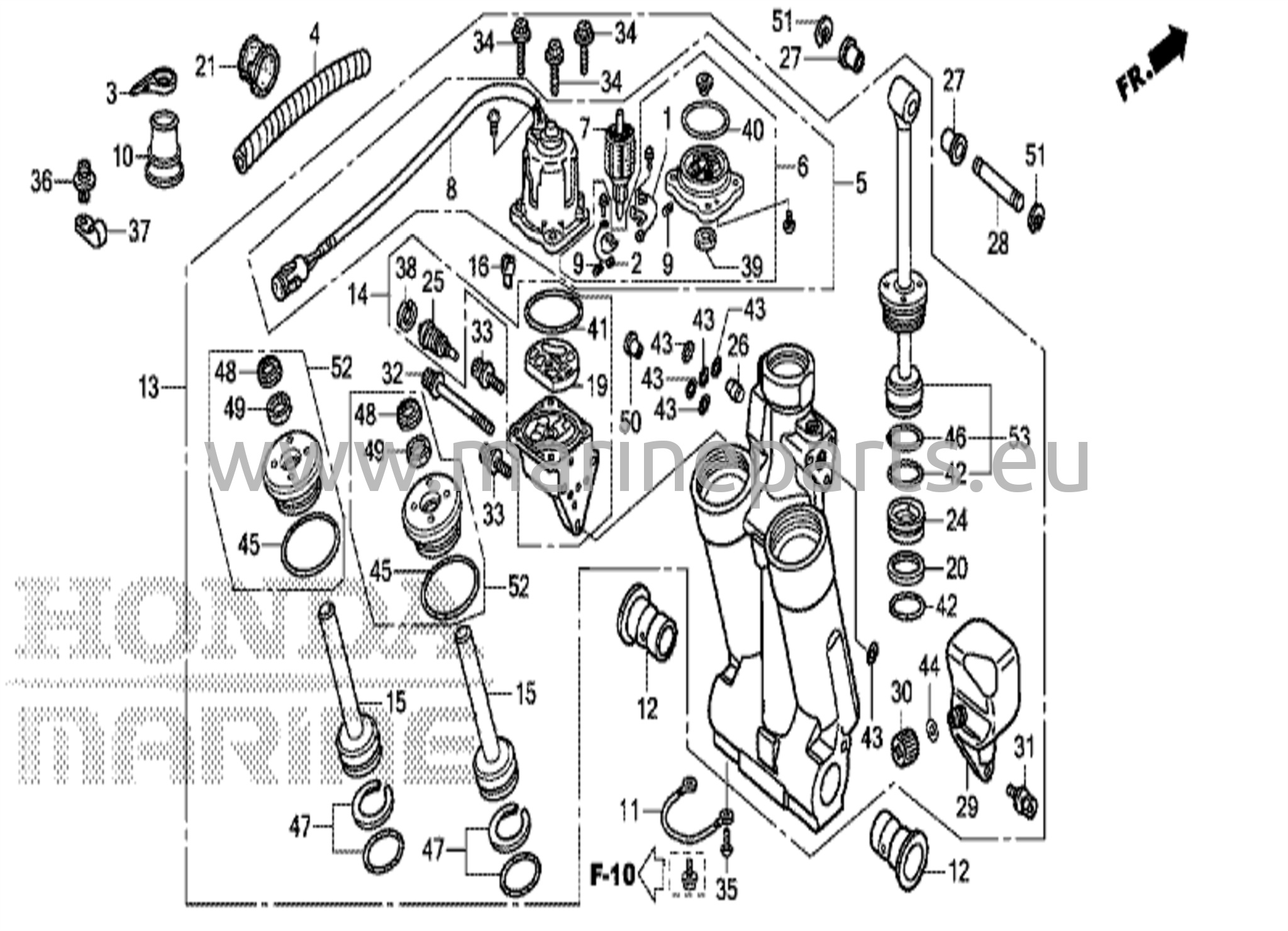 Voimansiirron trimmi ja kallistus