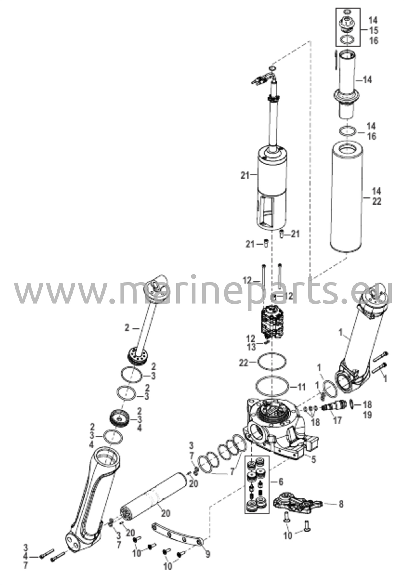 Power Trim -komponentit