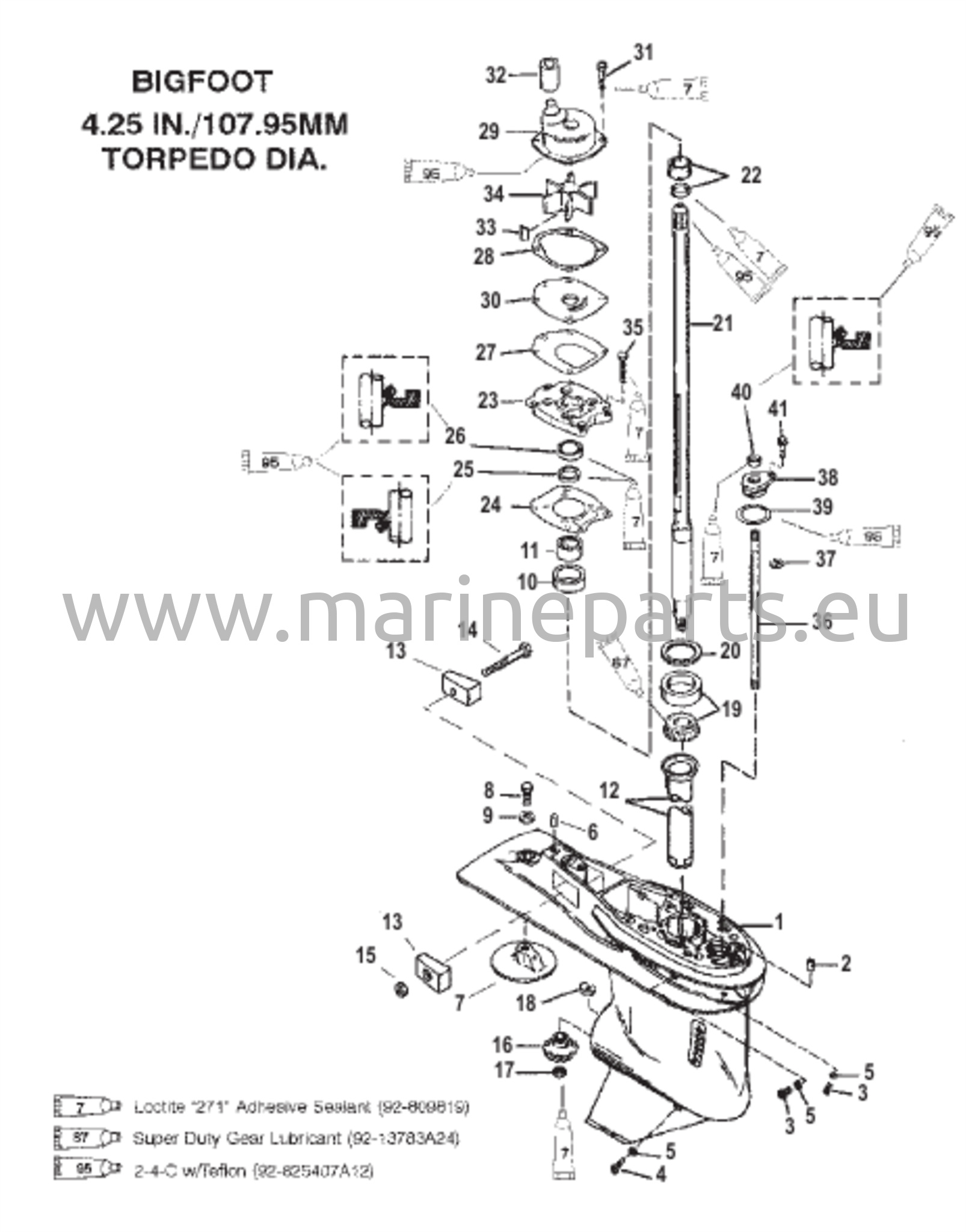 Vaihteistokotelo Vetopyöräakseli - 2,31:1 Vaihde-suhde - Bigfoot