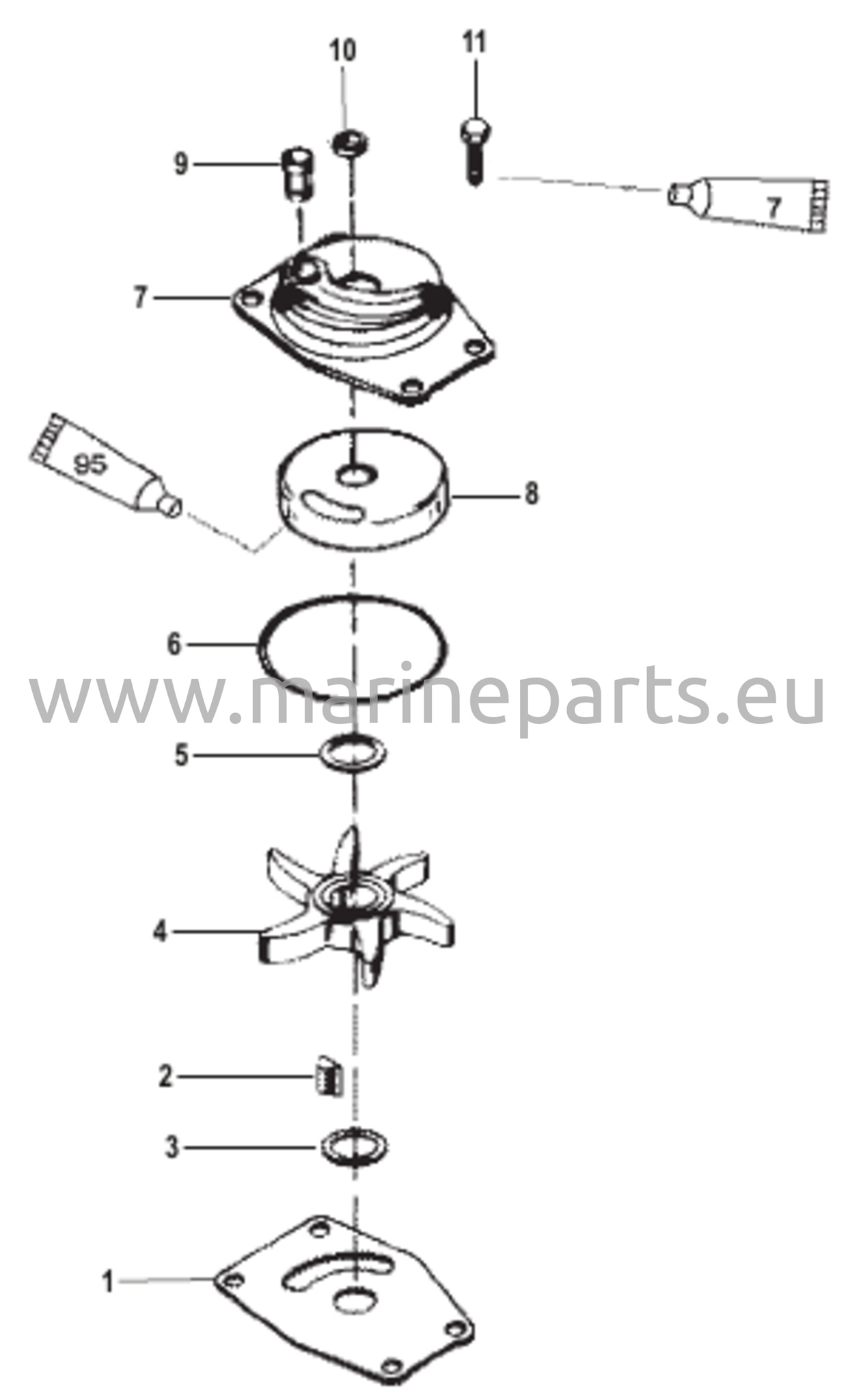 Jet Water Pump Components 
