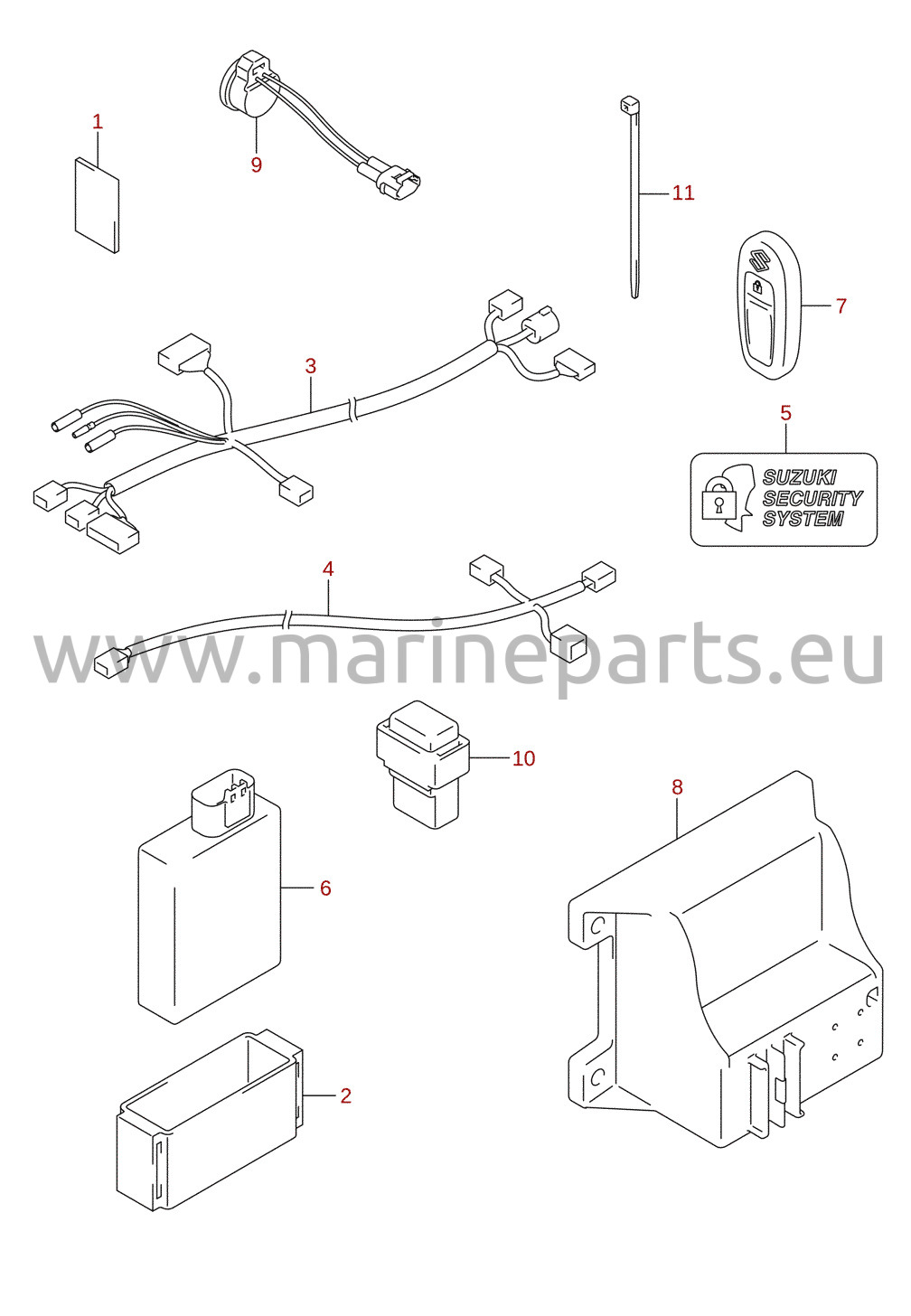 Keyless start (DF100AT, DF115AST, DF115AT, DF140AT)