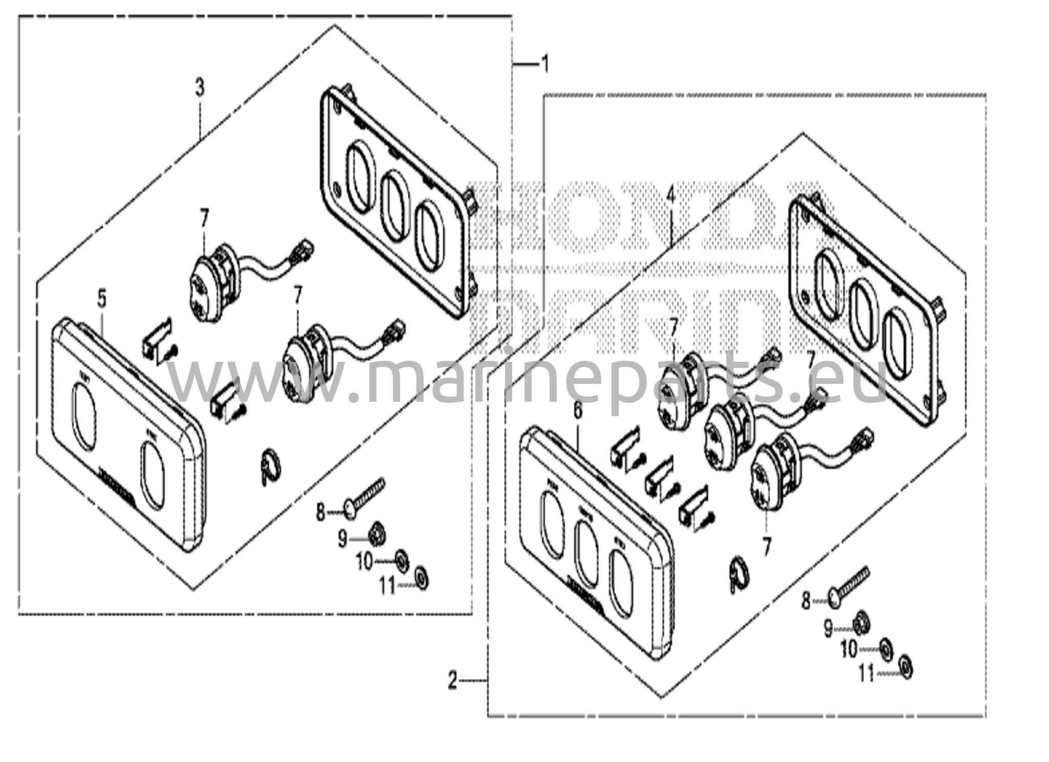Kytkinpaneelisarja (sähköinen kallistus)