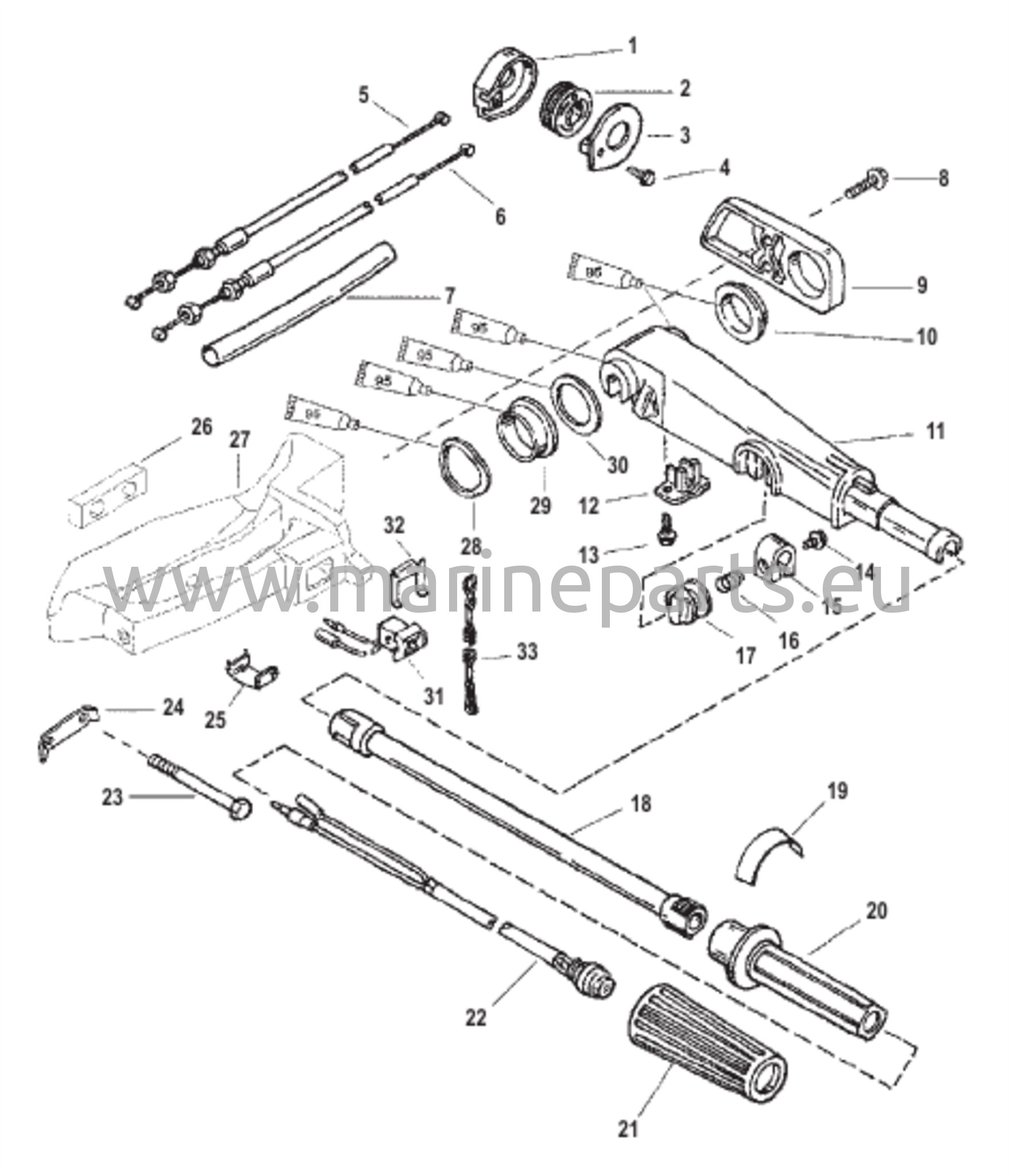 Tiller Handle 