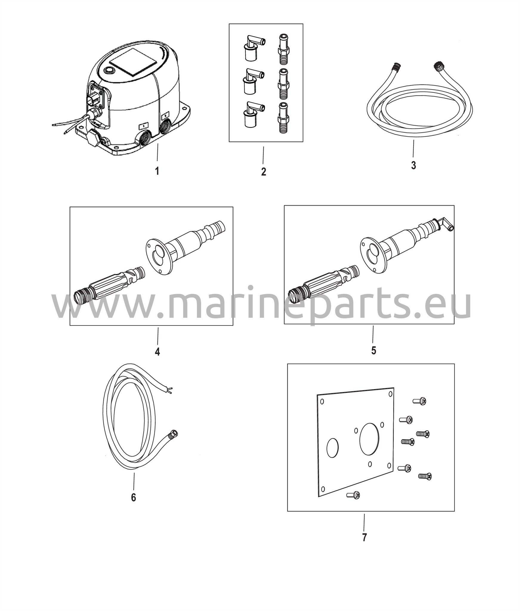 Lisävarusteet Huuhdontasarja