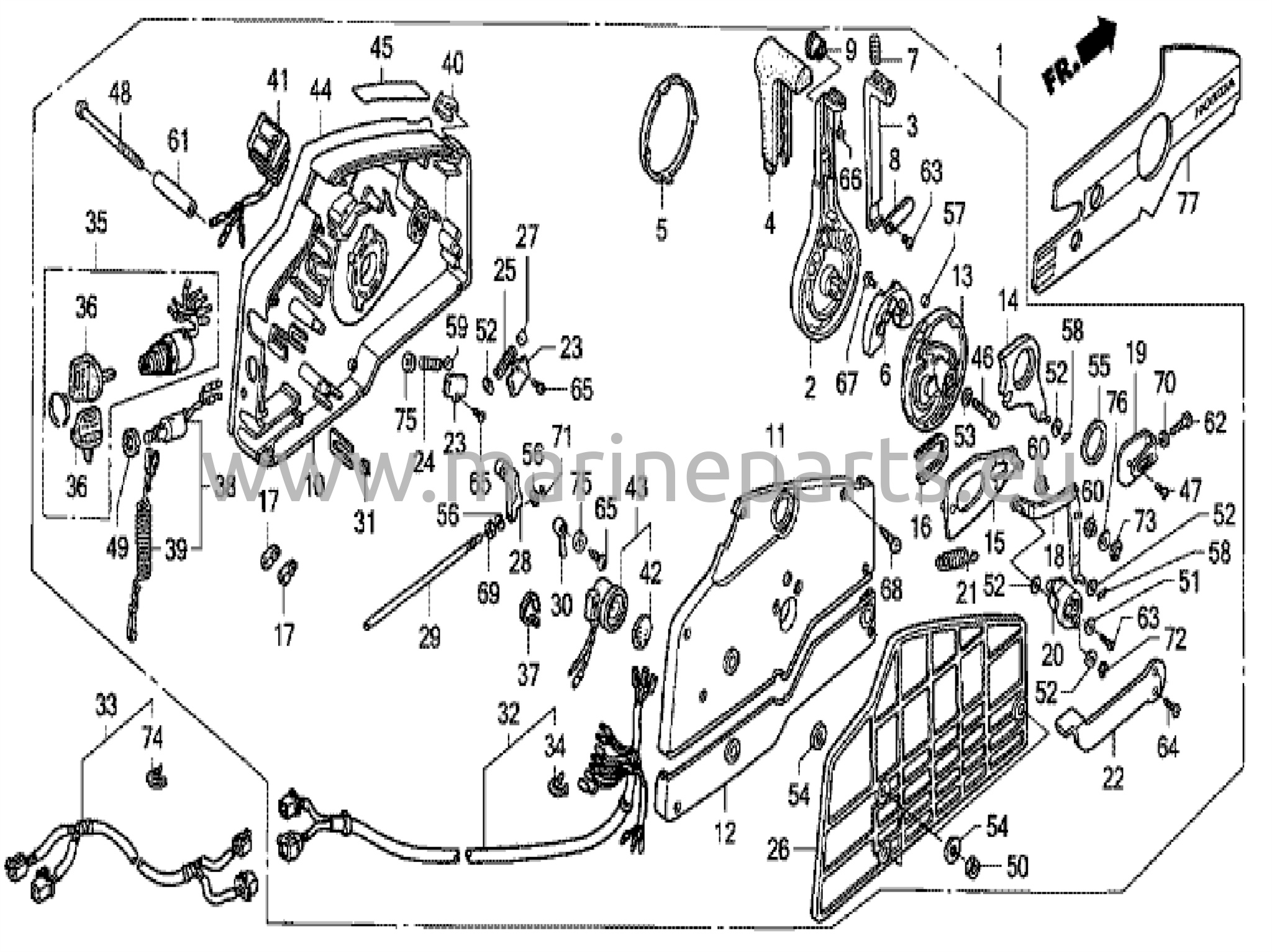 Fjärrkontroll (hi-lex) (handtagslock = grå)