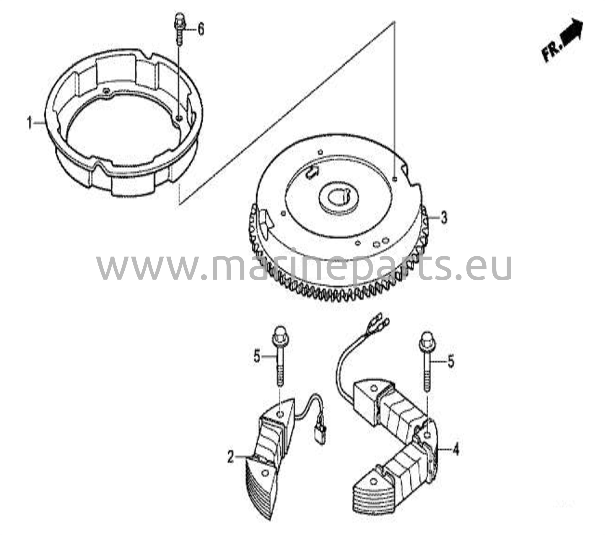 Svänghjul/tändspole