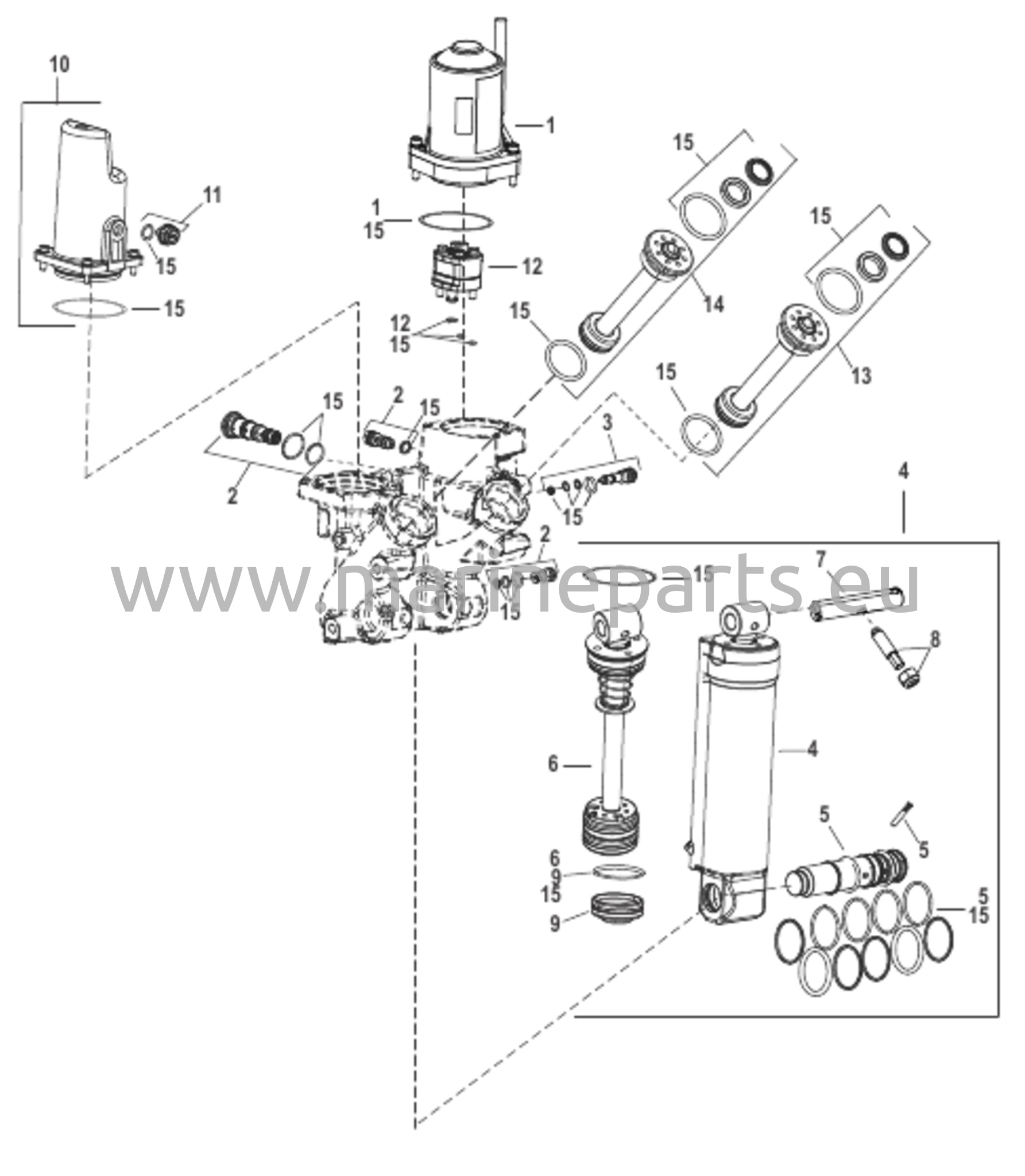 Voimansiirron säätökomponentit 8M0231193
