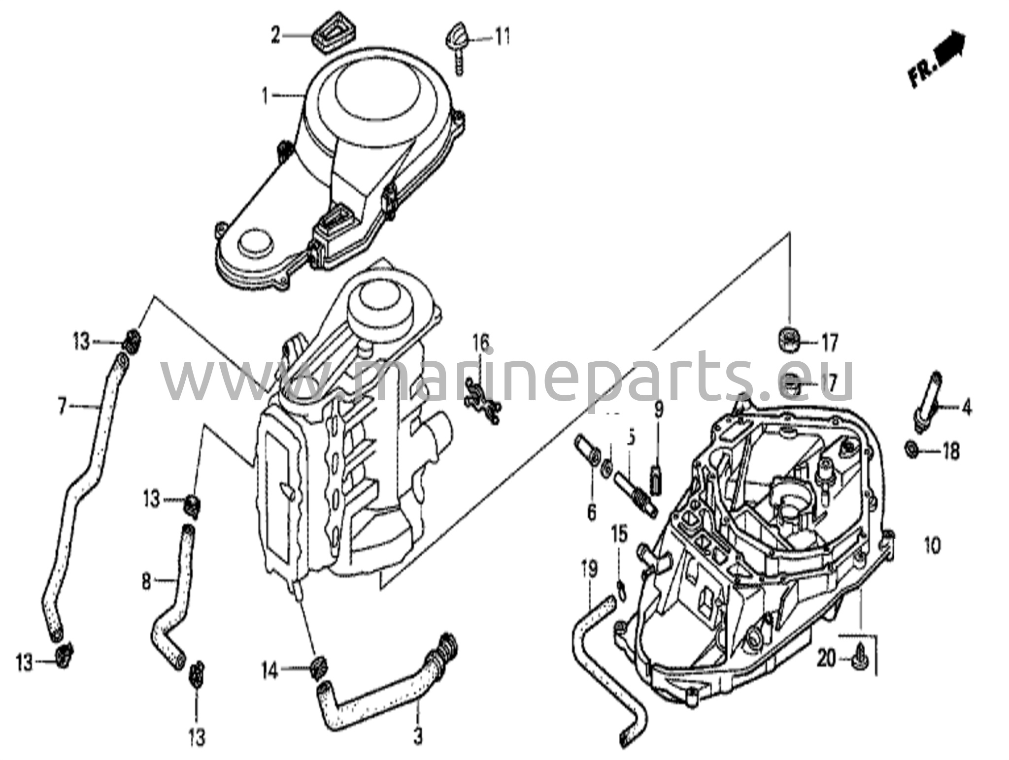 Ajastusrihma kate / kinnituskarp