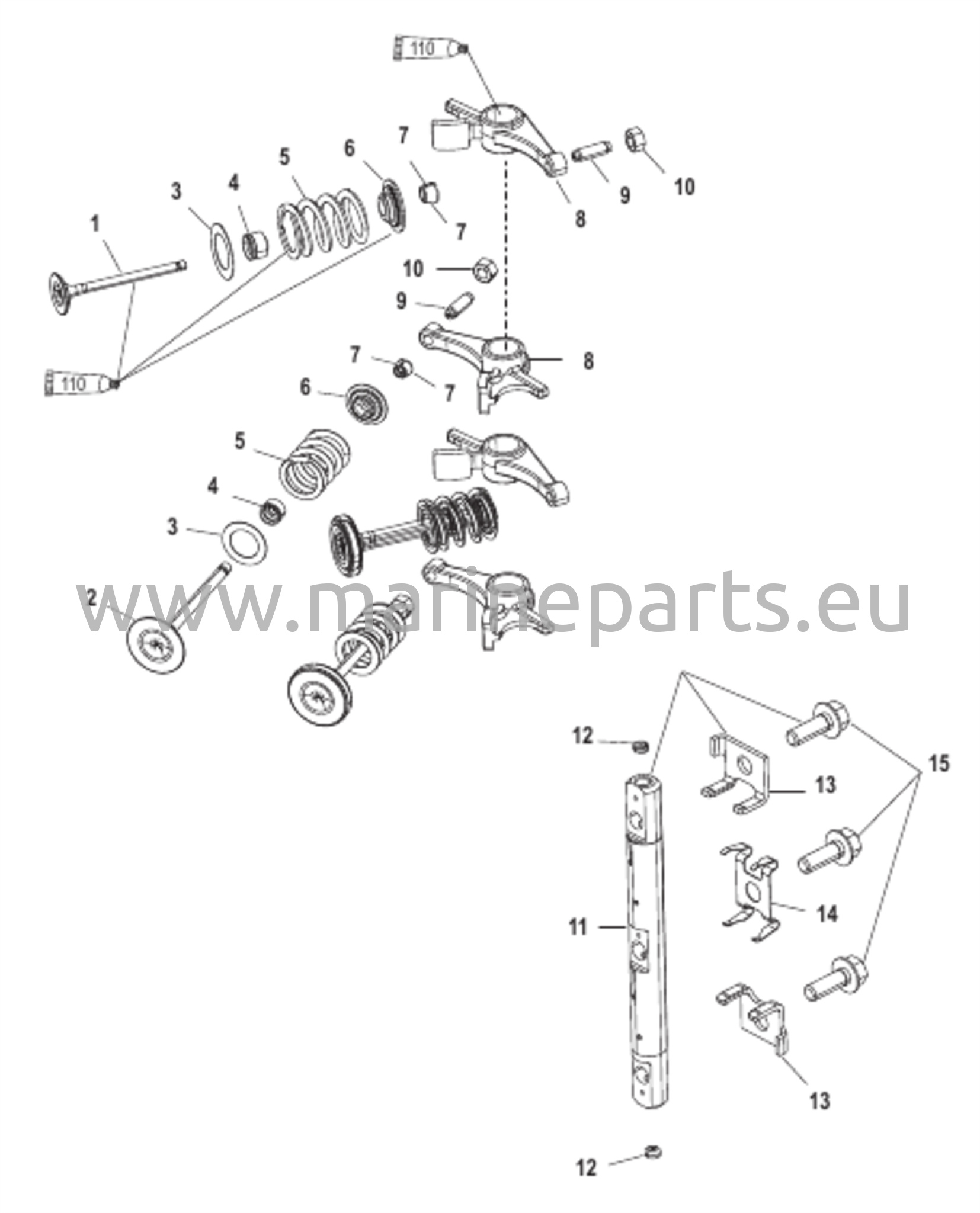 Sisse- ja väljalaskeklappide komplektid