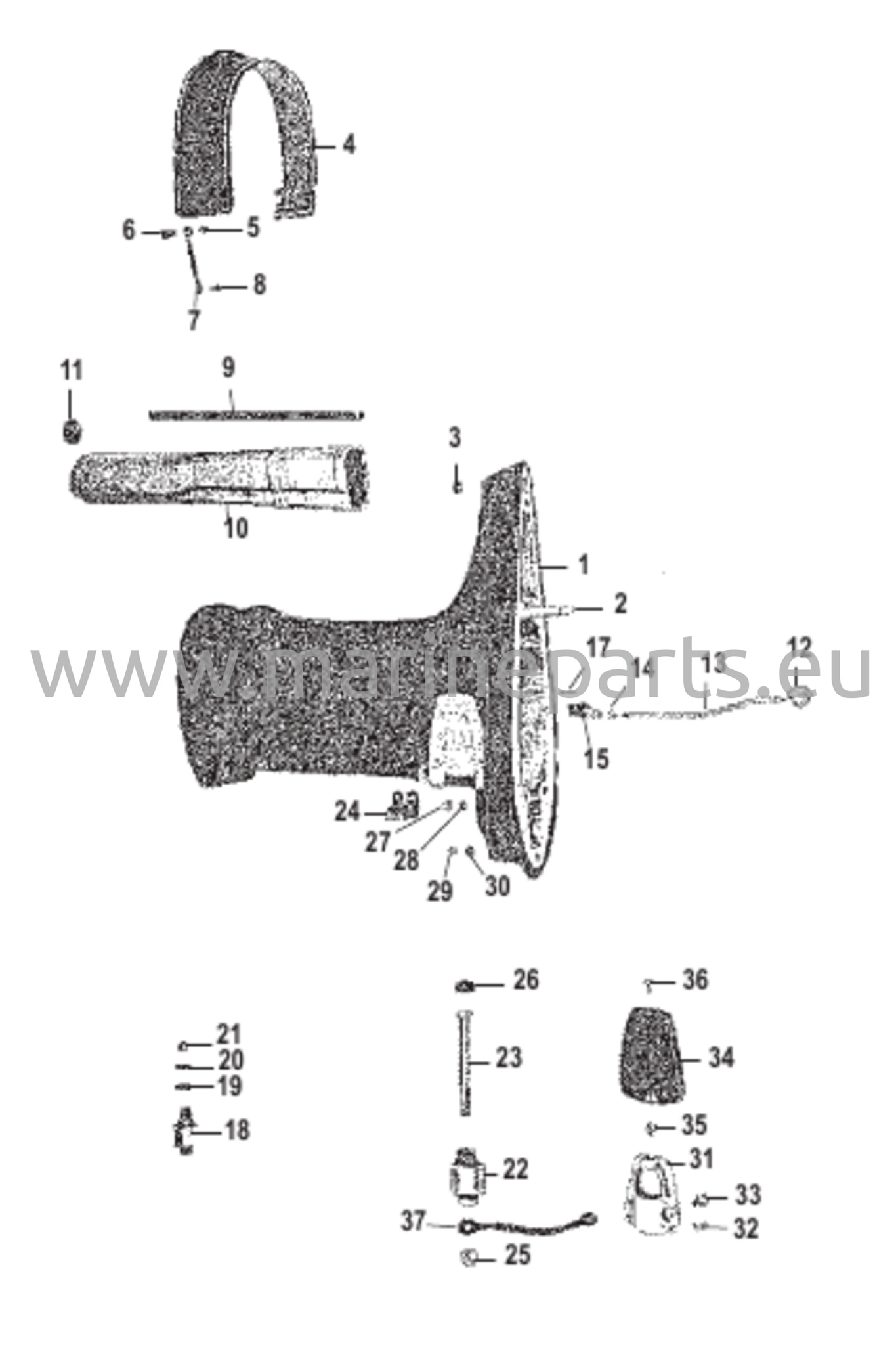 Voimansiirron akselikoteloasennus