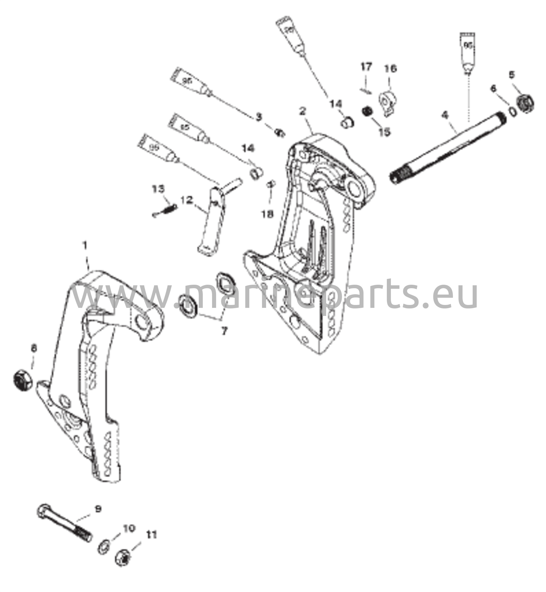 Peräpeilitelineet (S/N 0G590000 ja uudemmat)