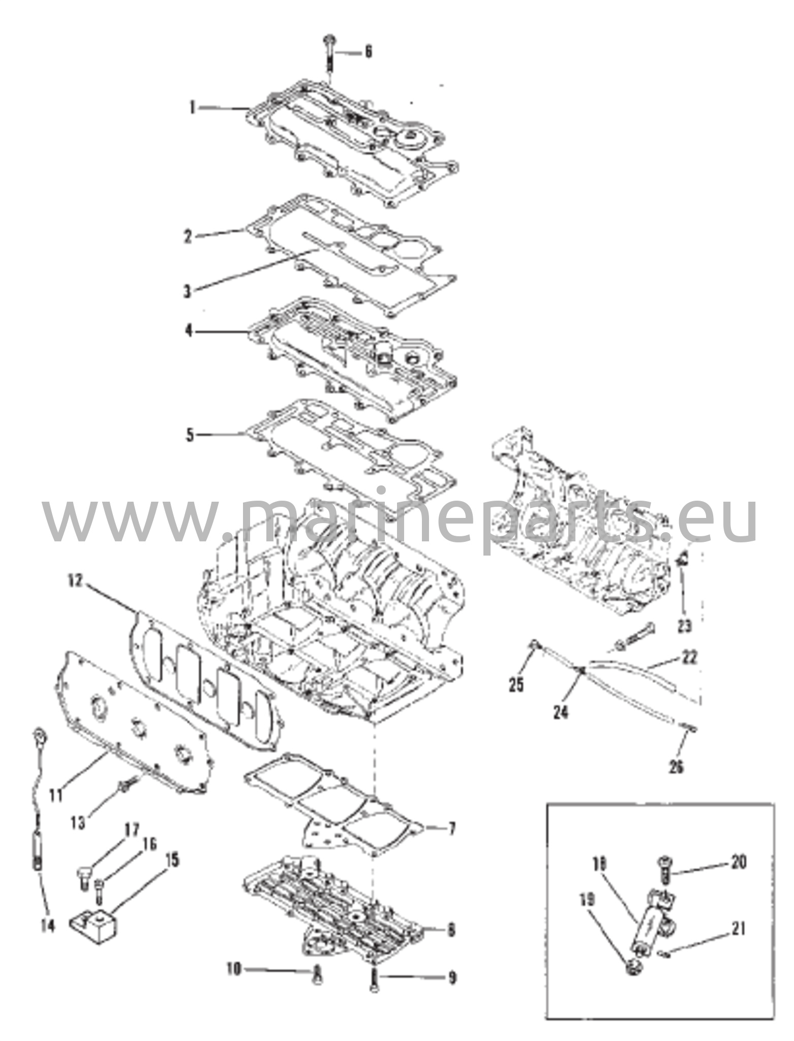 Pakoputken ja imusarjan suojukset