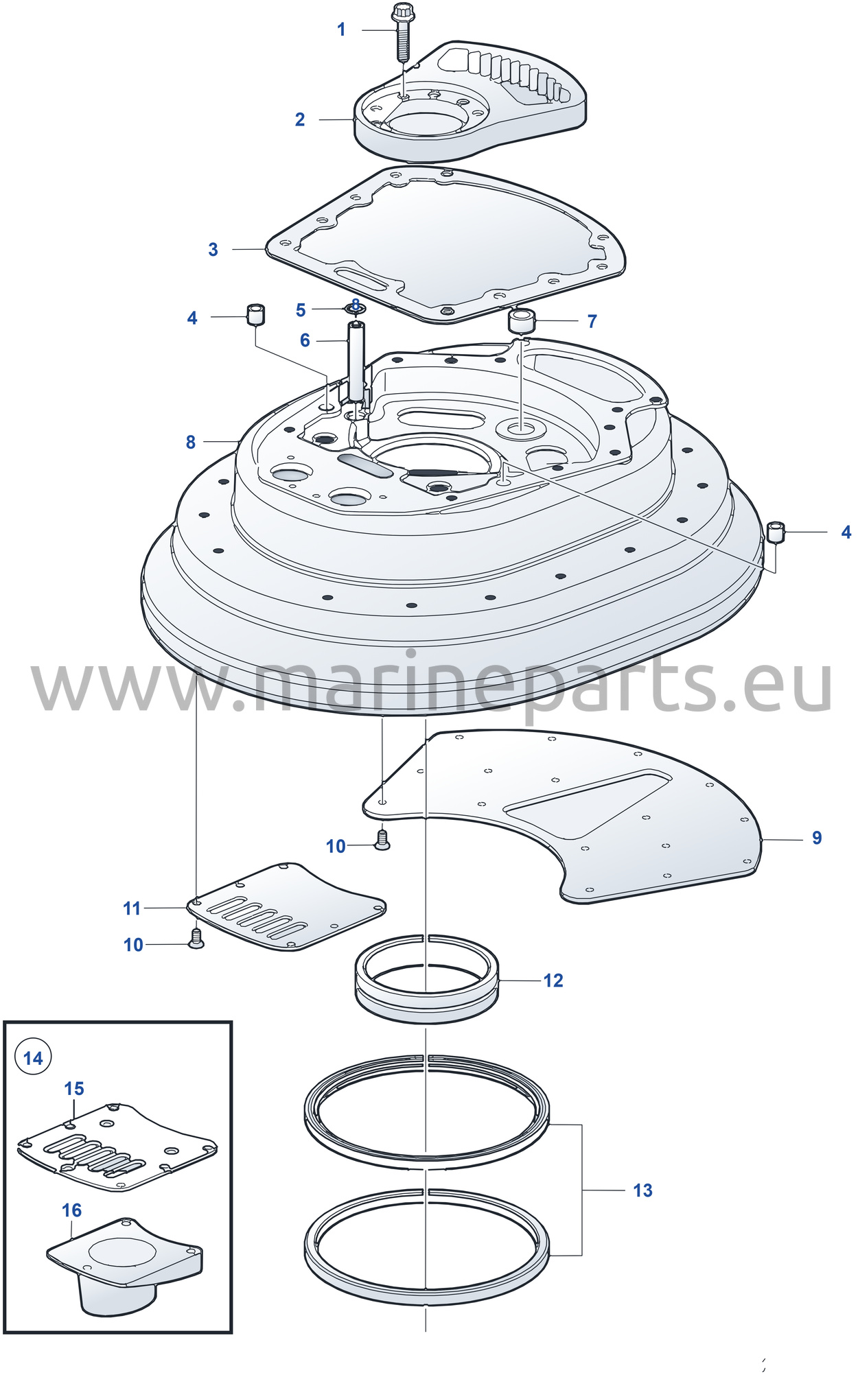 Intermediate Housing. SN3194012078-