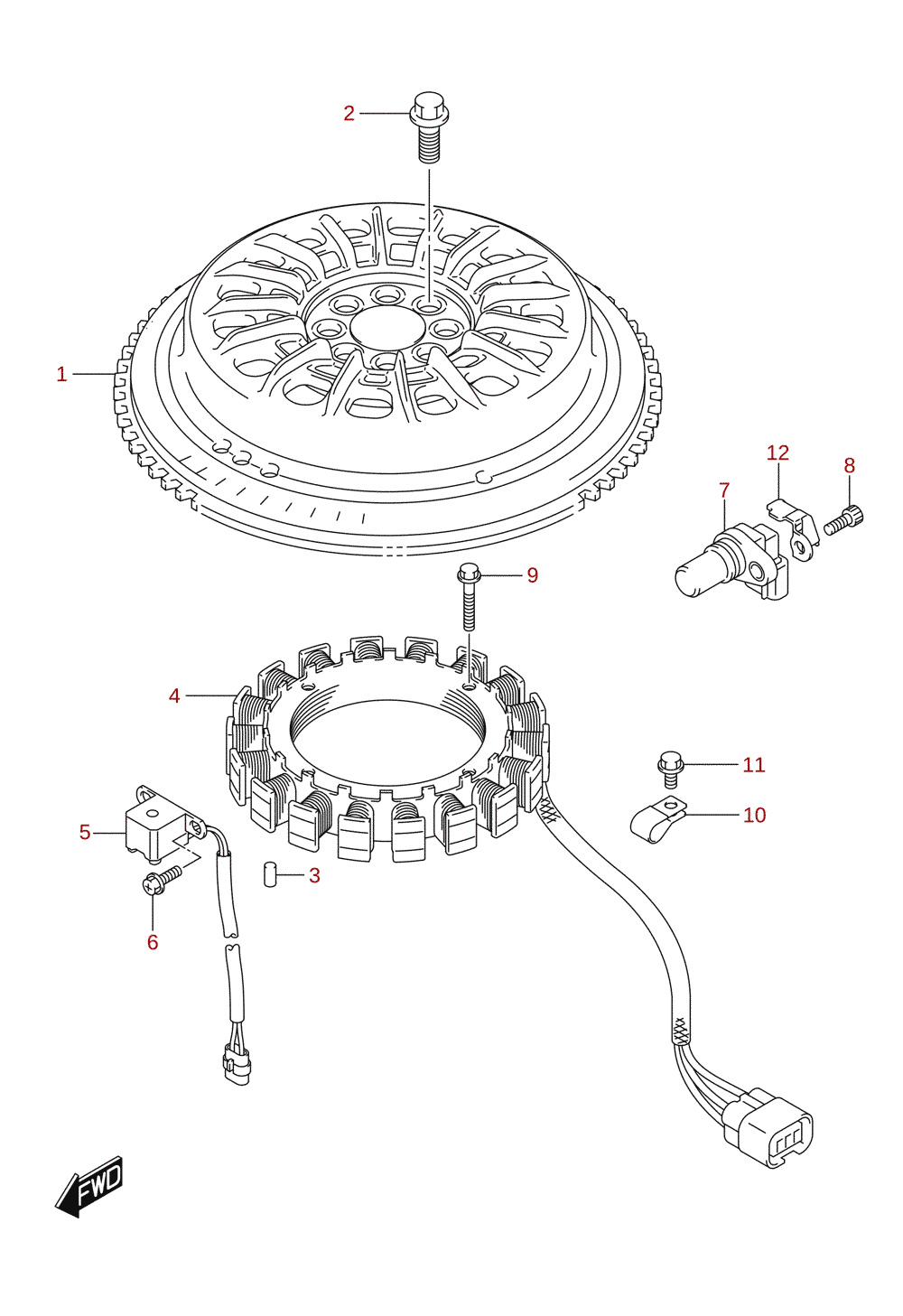 Lichtmaschine / Magnetzünder (DF150)