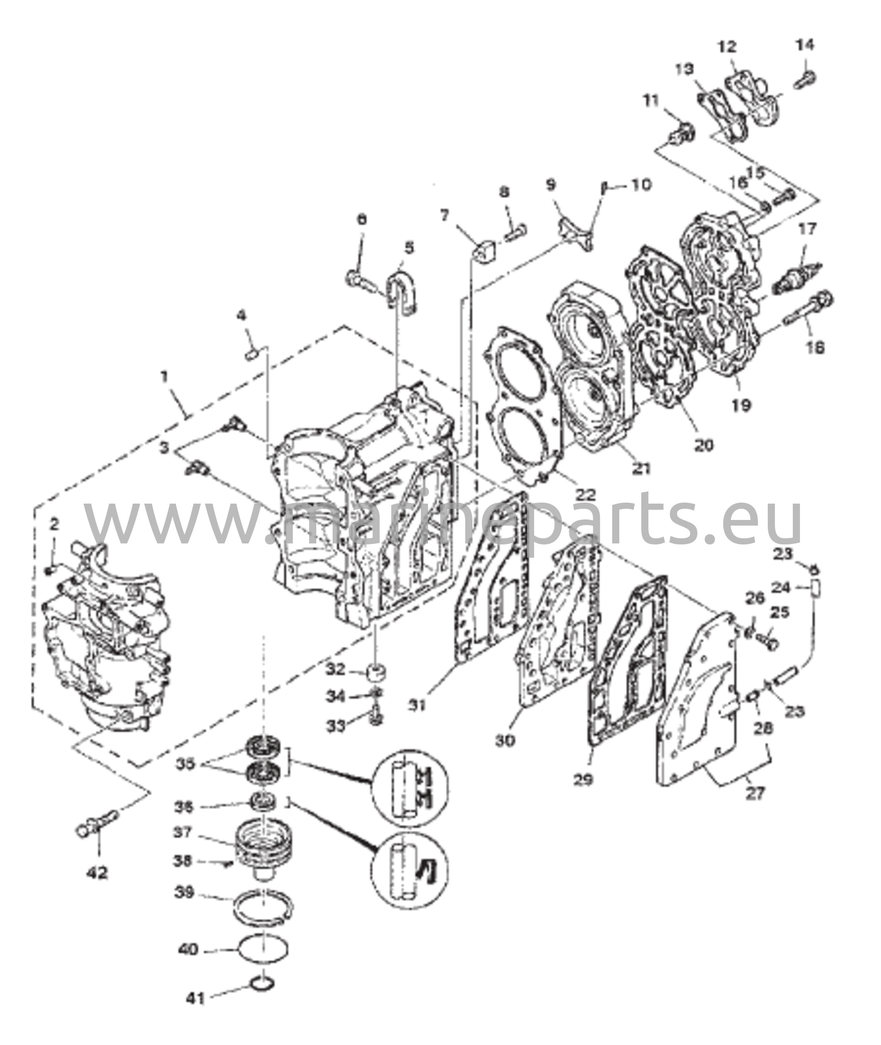 Sylinterilohko ja sylinterikansi
