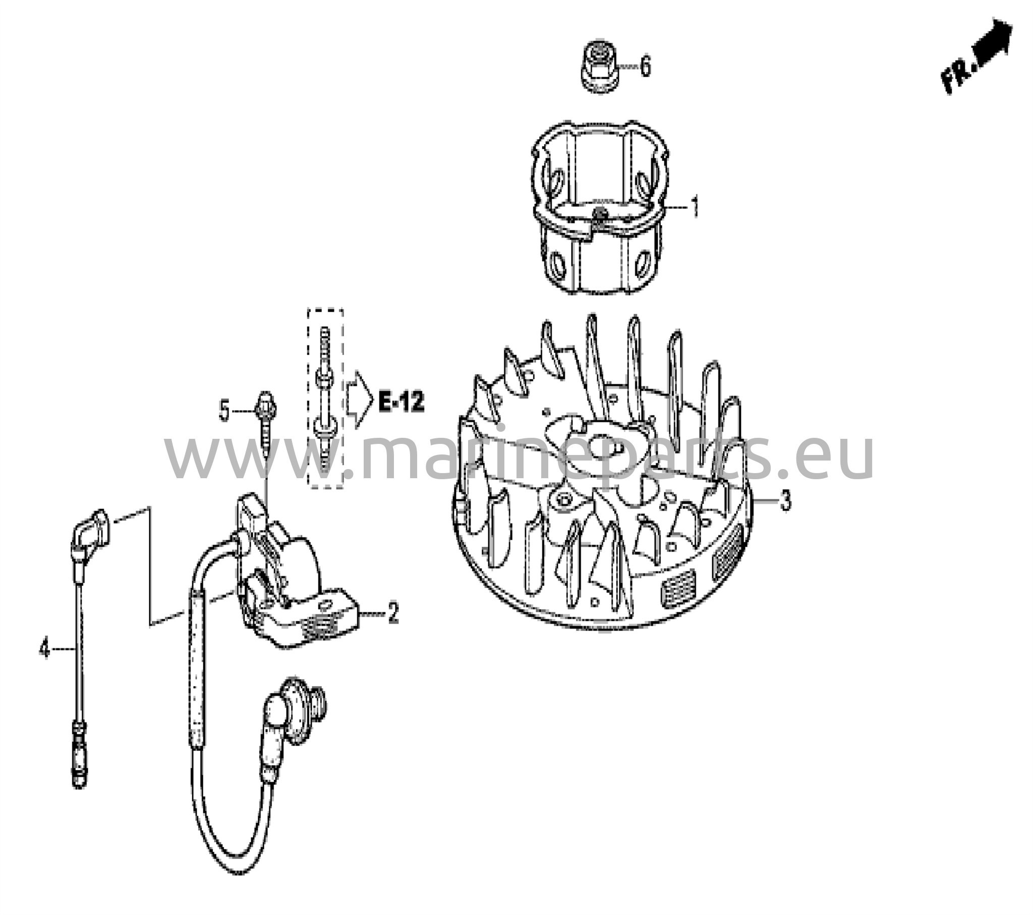 Svänghjul/tändspole