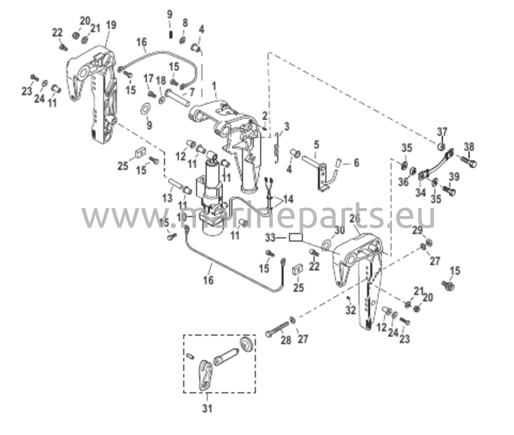 Puristinkannattimet/Kääntyvä kannatin tehostetulle kallistukselle