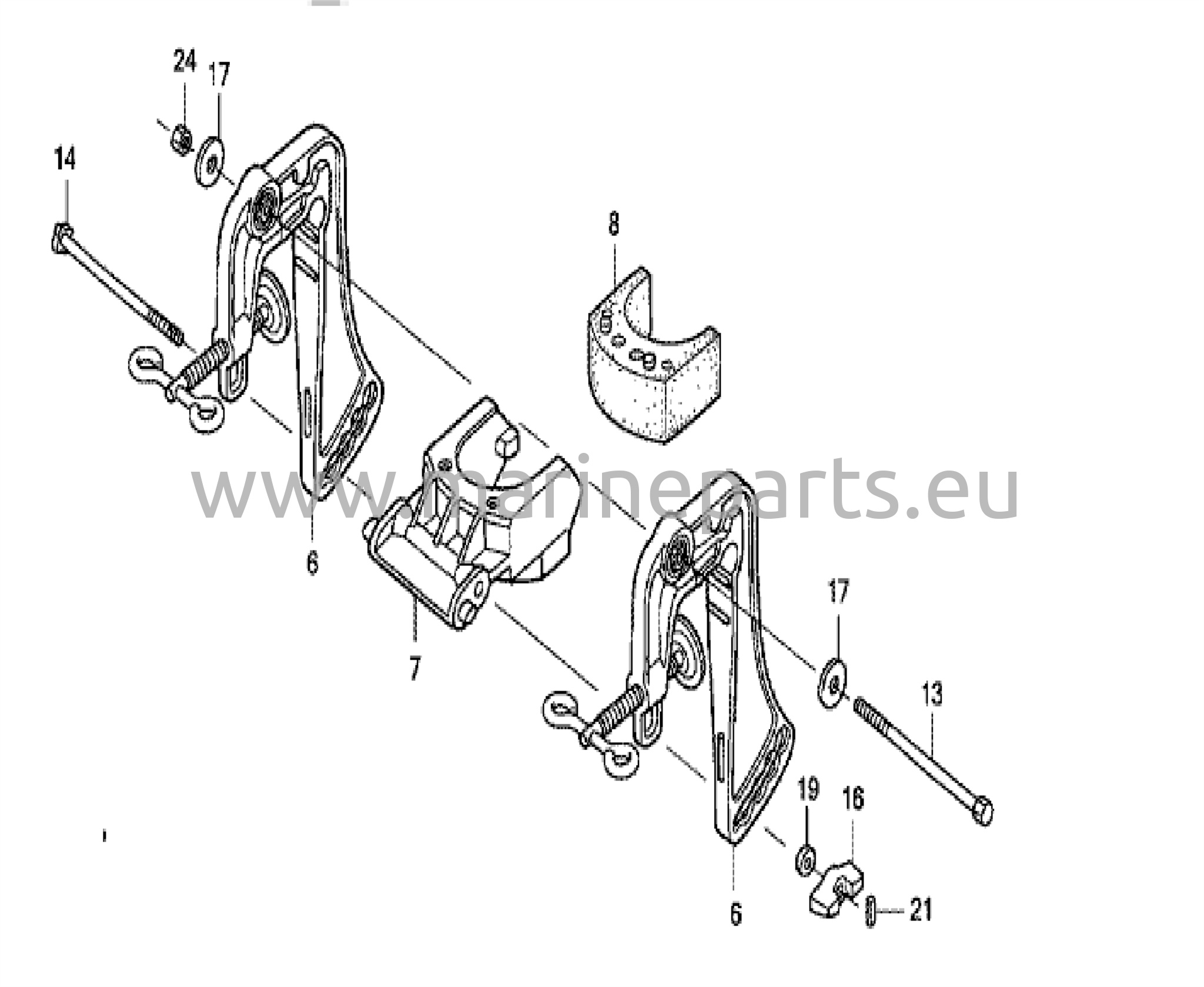 Klämfäste, svängfäste