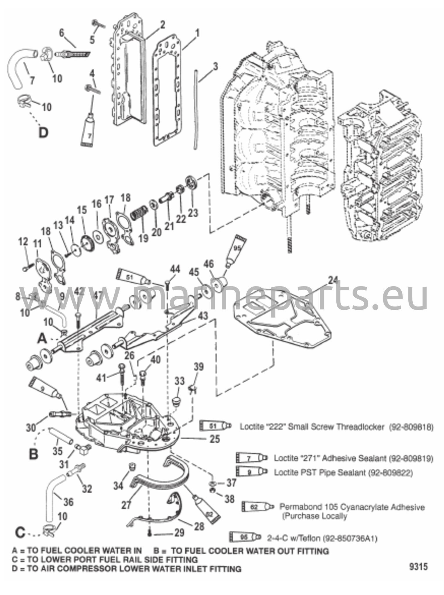 Exhaust Manifold and Exhaust Plate 