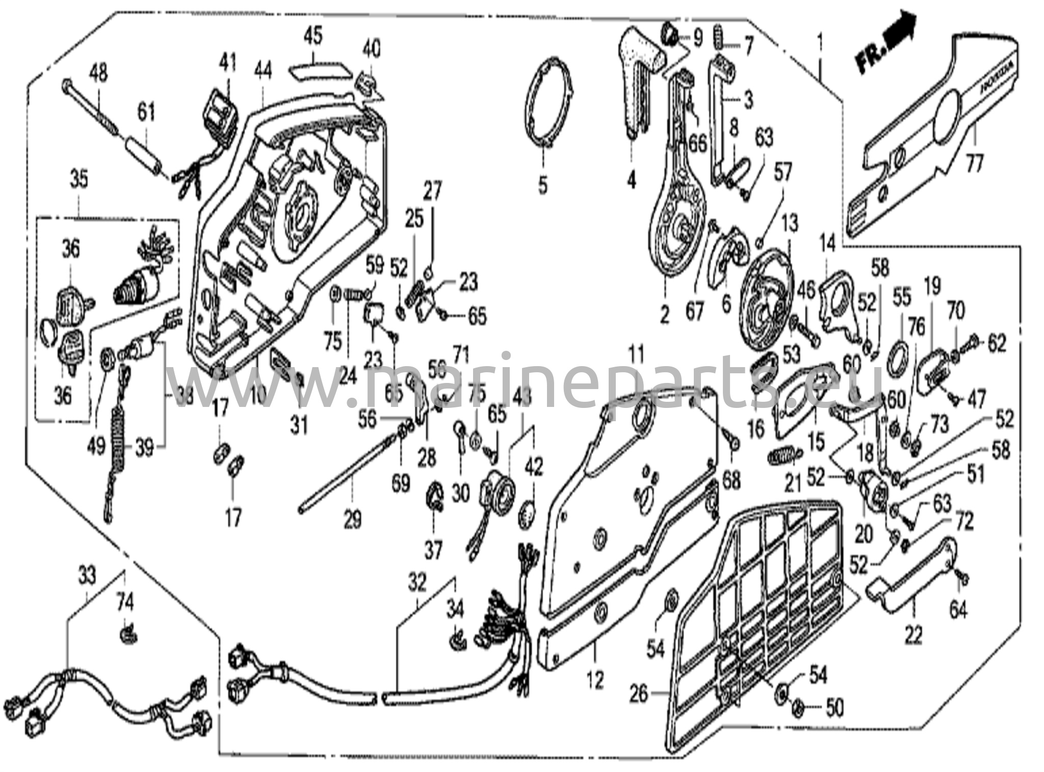 Fjärrkontroll (Hi-Lex) (handtagslock = grått)