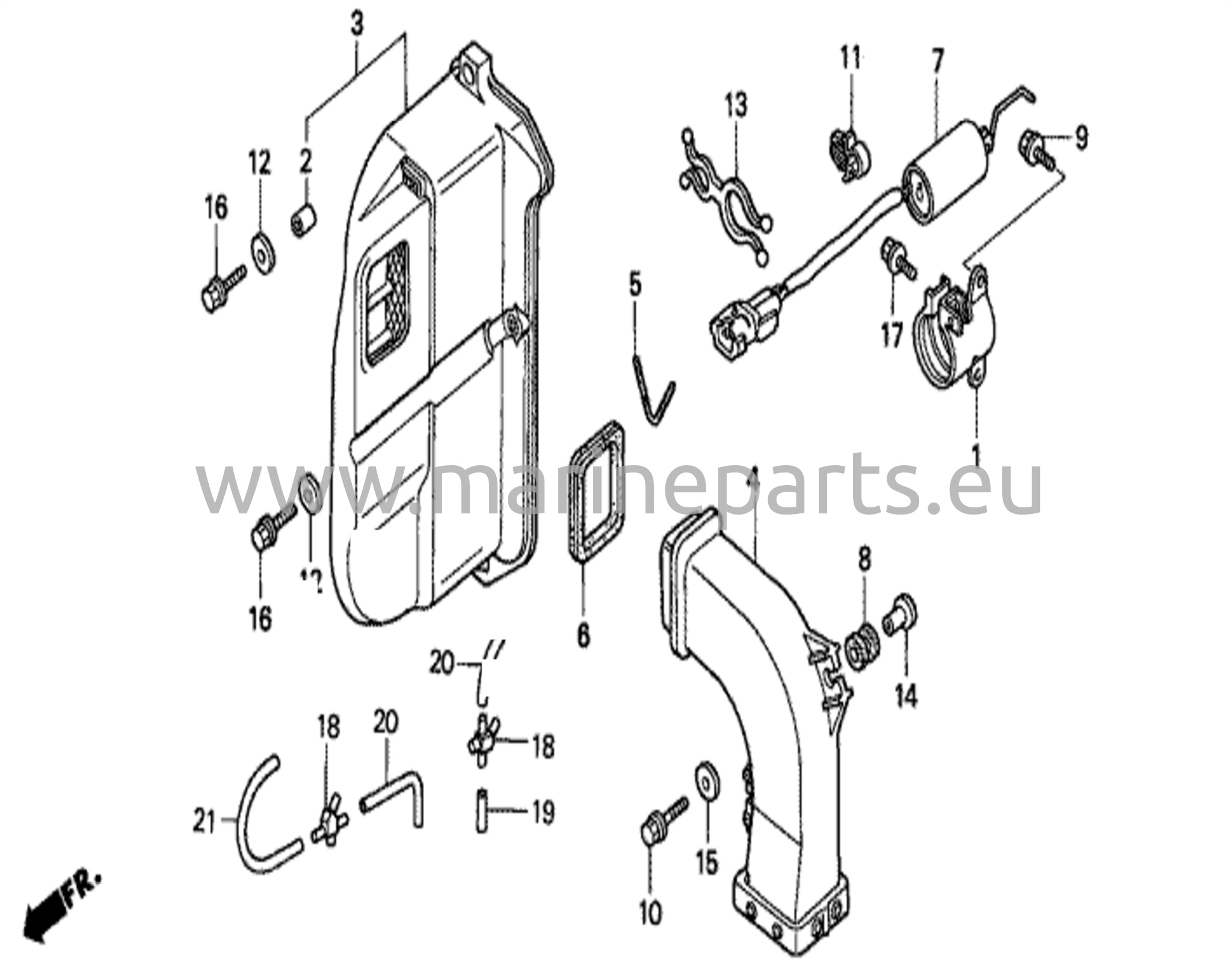 Äänenvaimentimen suojus