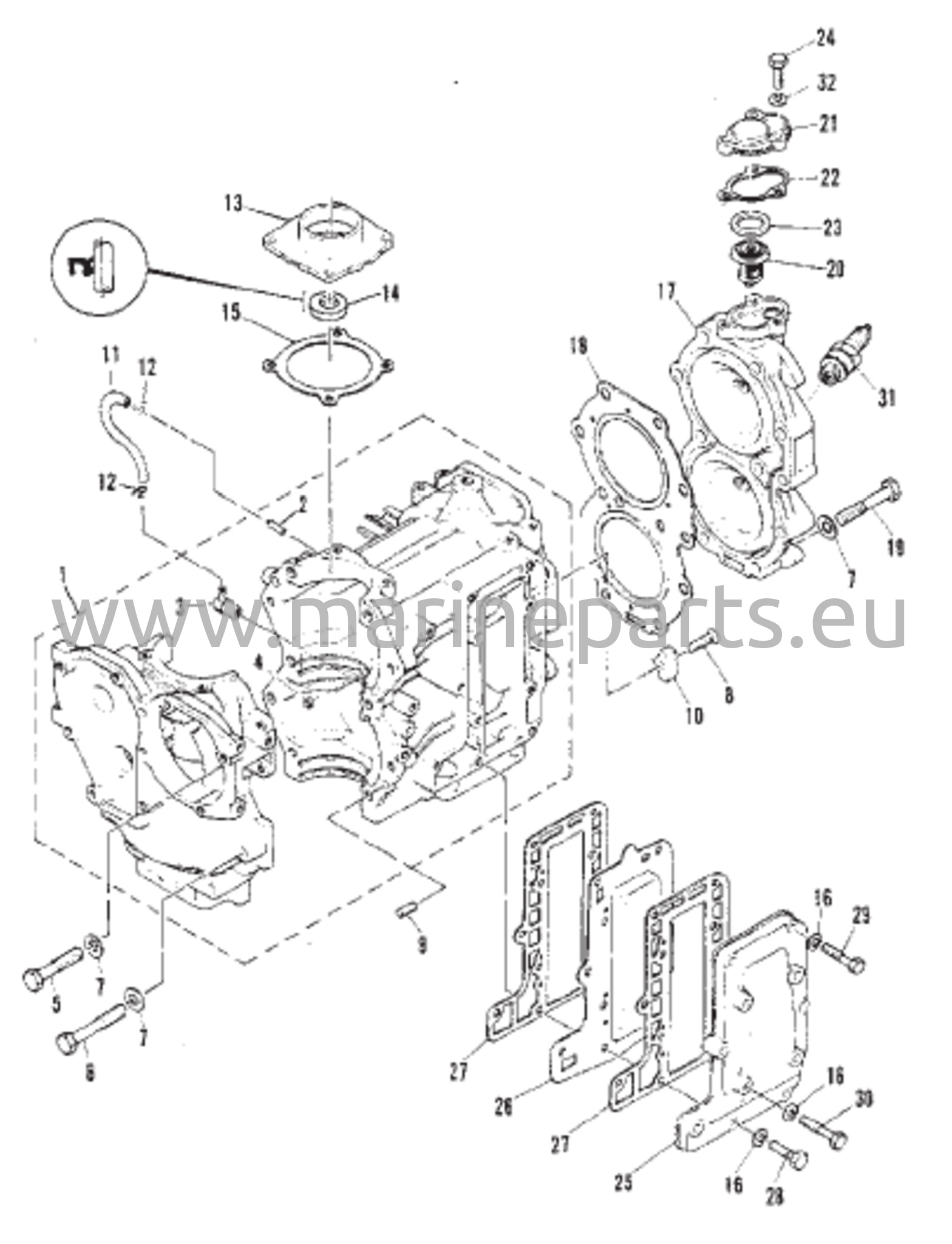 Crankcase and Cylinder Head 
