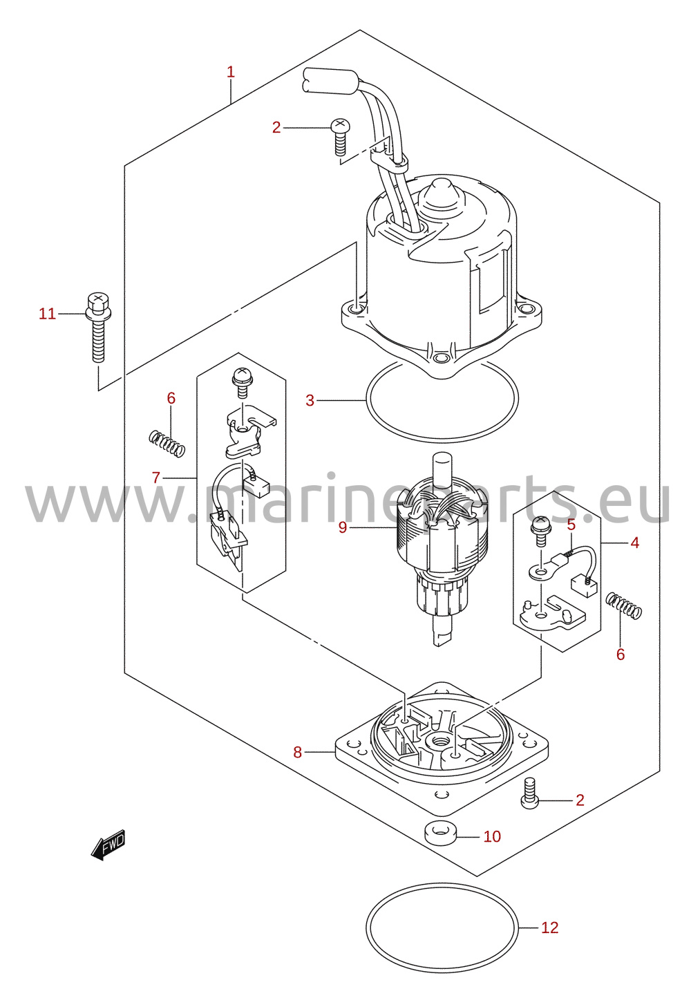 PTT-motor (X/XX-transom)