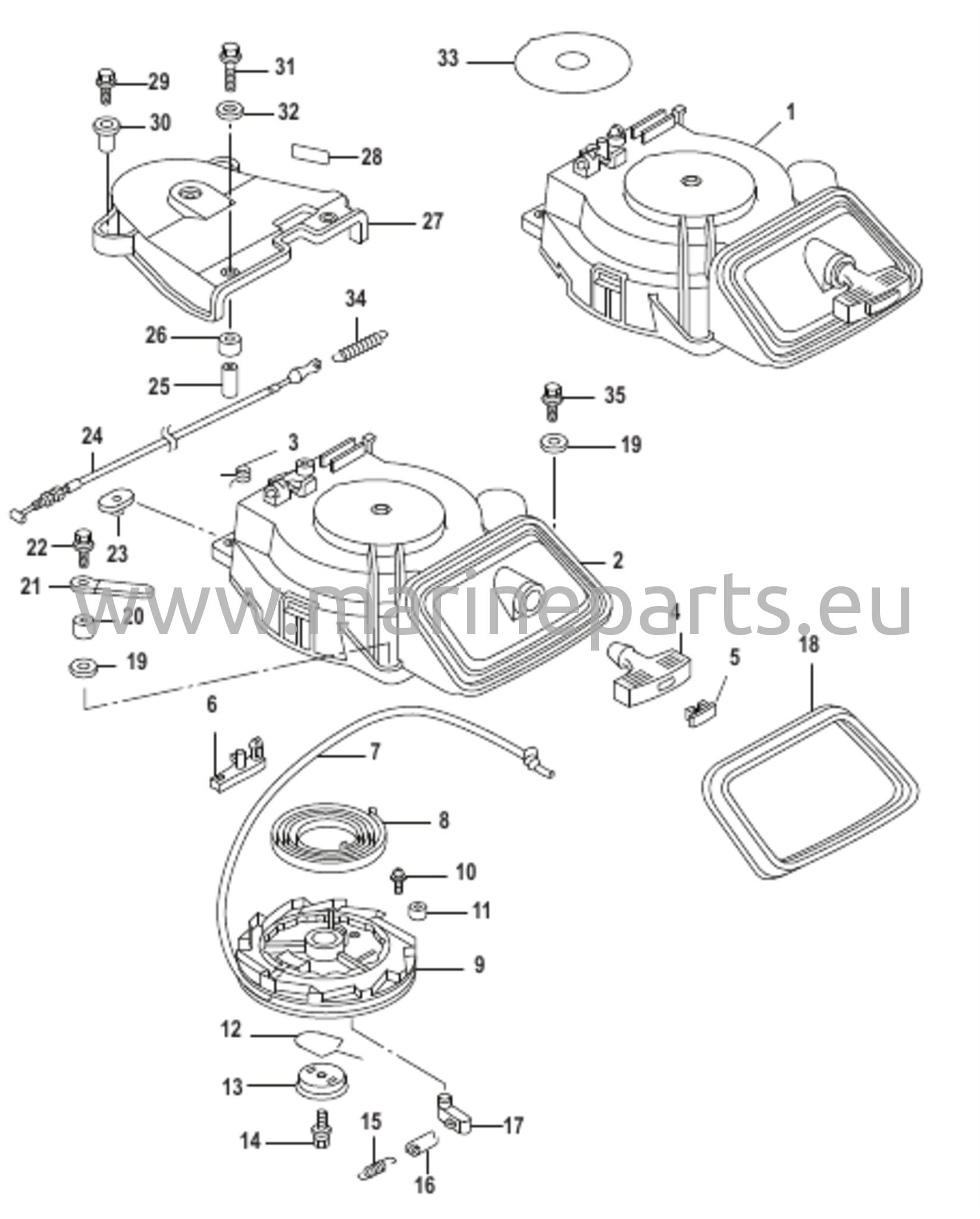 Käynnistimen vetolaite