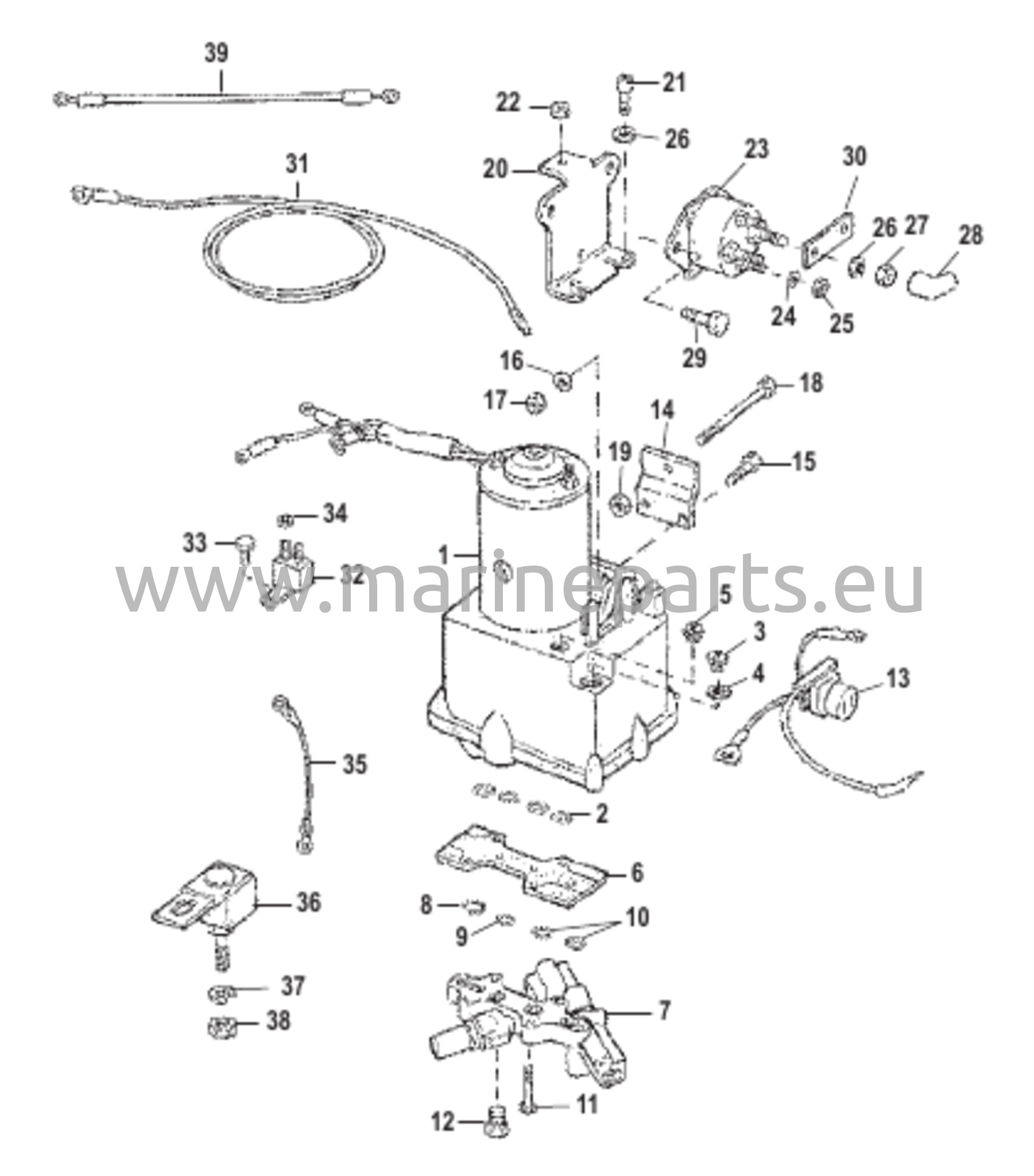 Tehostusosat (piirinsuojakytkimellä ja sulakkeella)