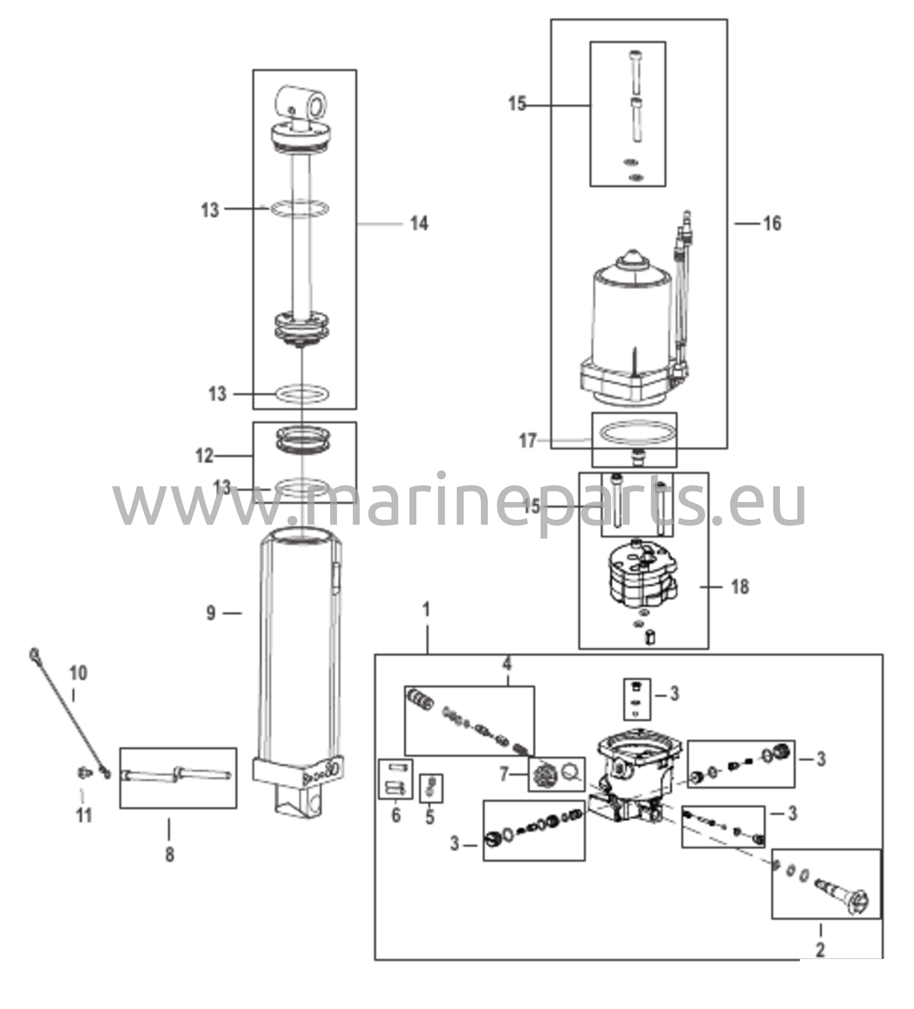 Power Trim -kokoonpano – Komponenttien suunnittelu II