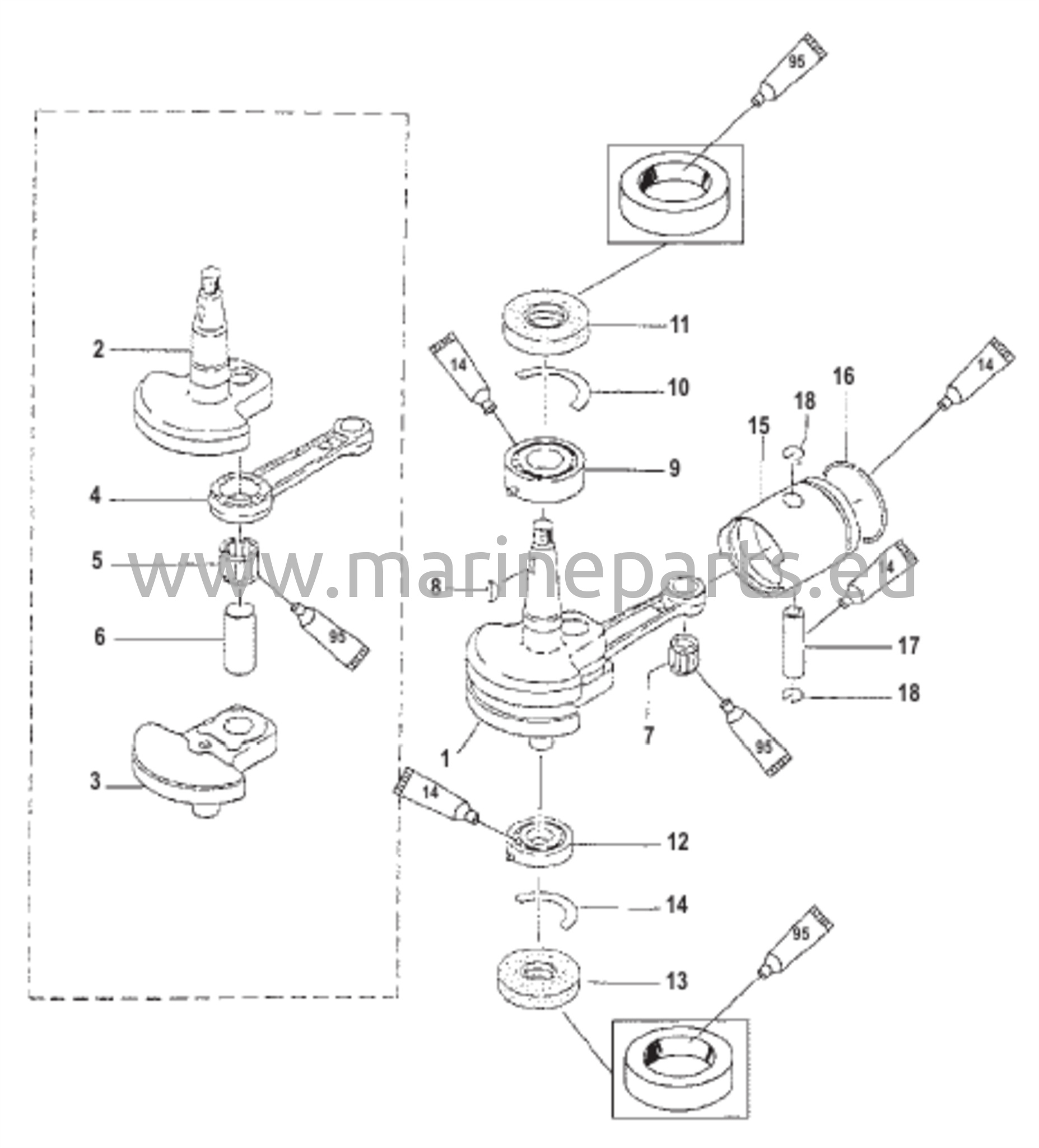 Kampiakseli / Mäntä