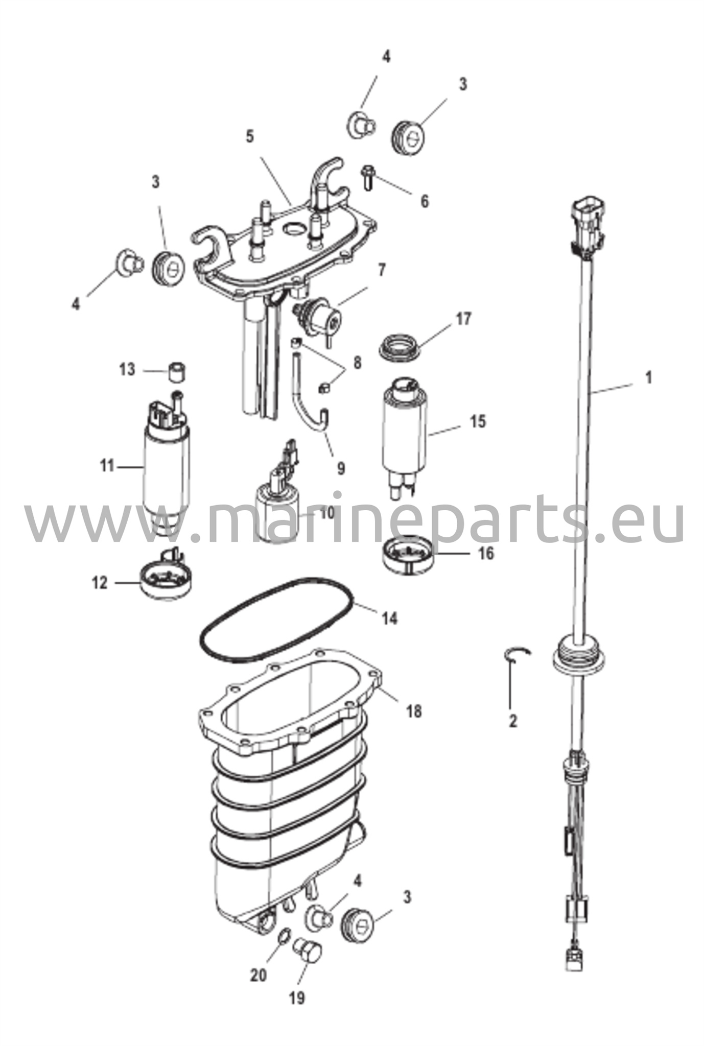 Polttoaineen syöttömoduuli