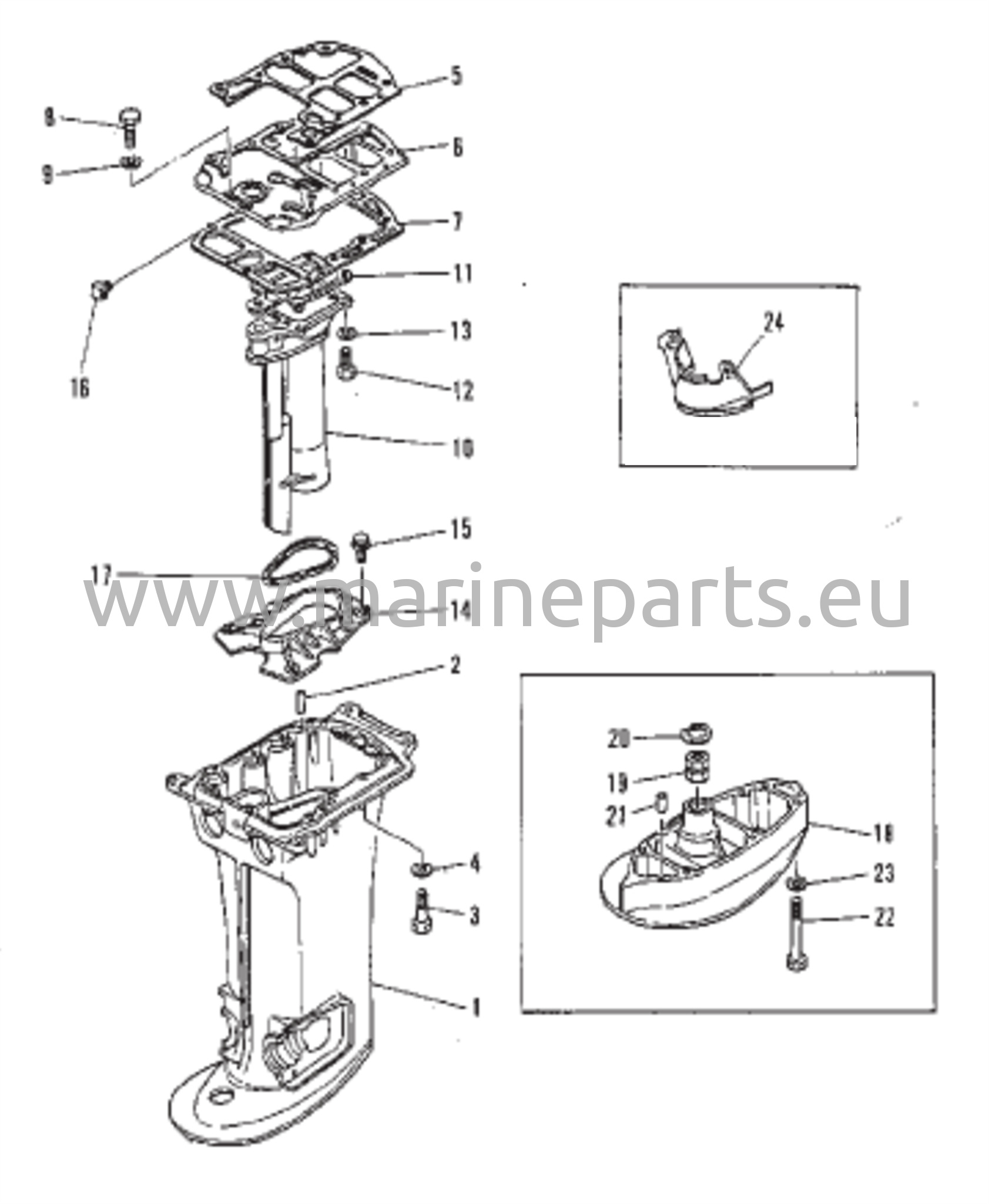Driveshaft housing
