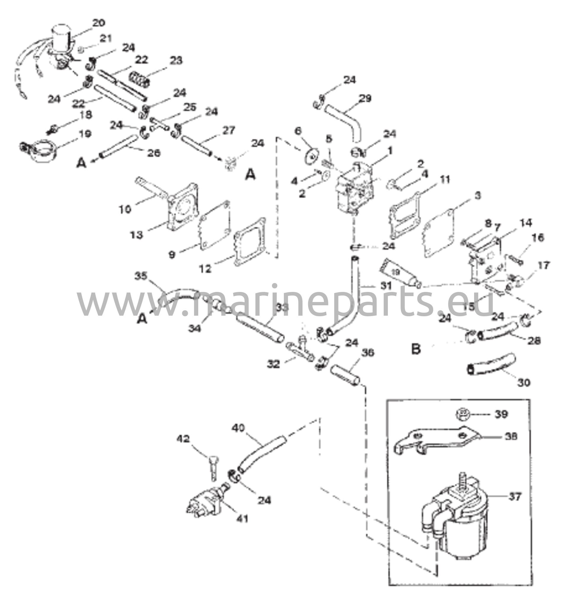 Polttoainepumppu (Sähköinen) (Malli I)