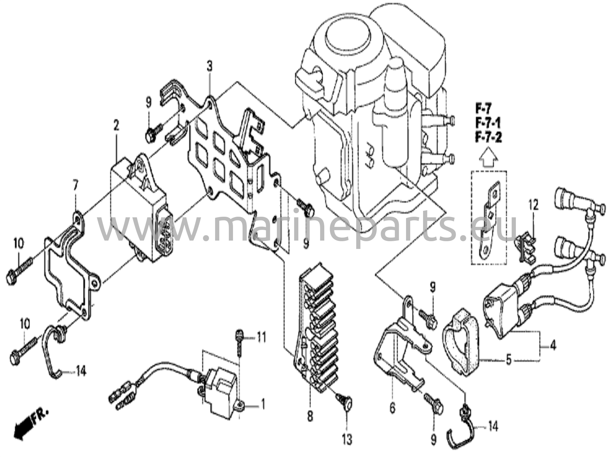 Tändspole/CDI-enhet