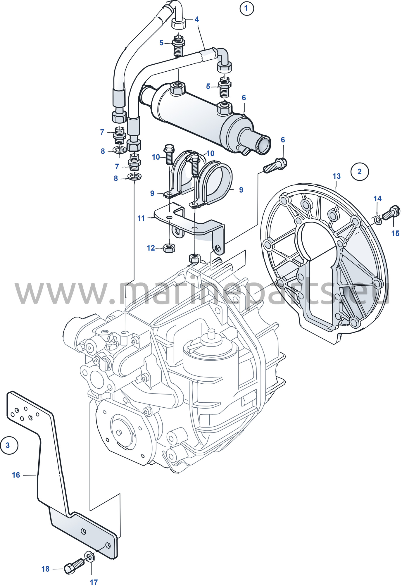 Connecting Components for HS25A-B, HS25A-C