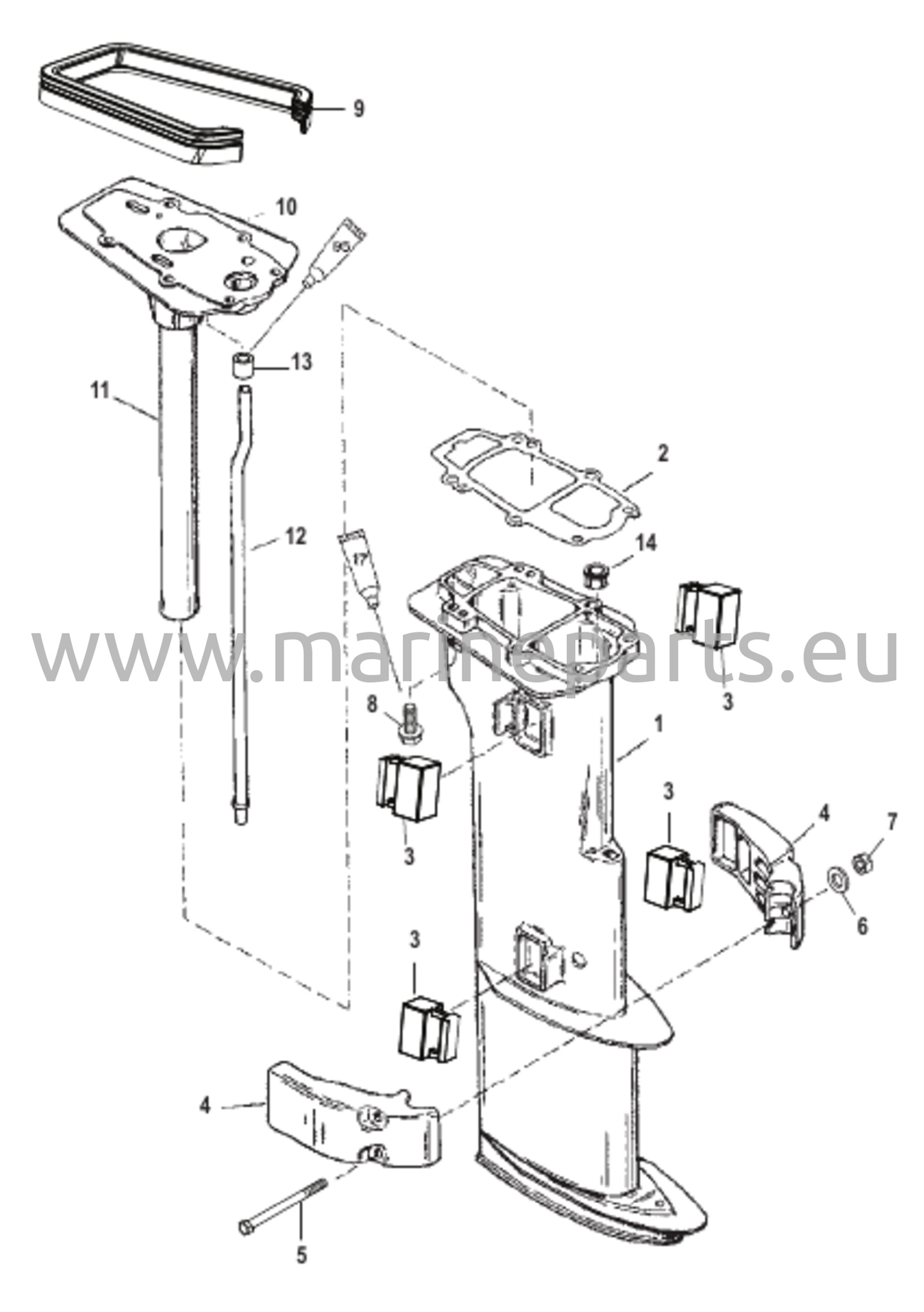 Voimansiirron akselikotelo