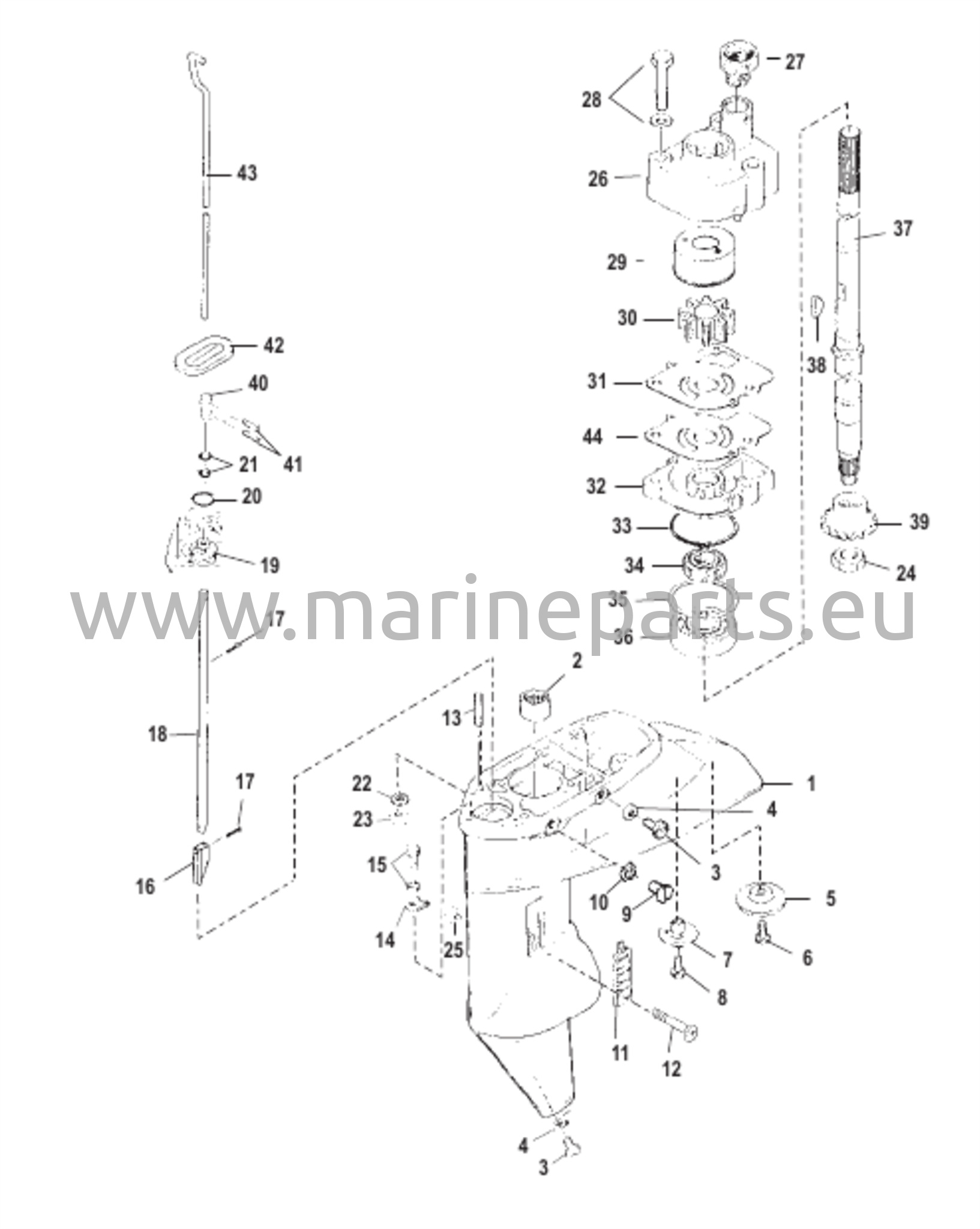 Ülekandekorpuse jõuülekanne