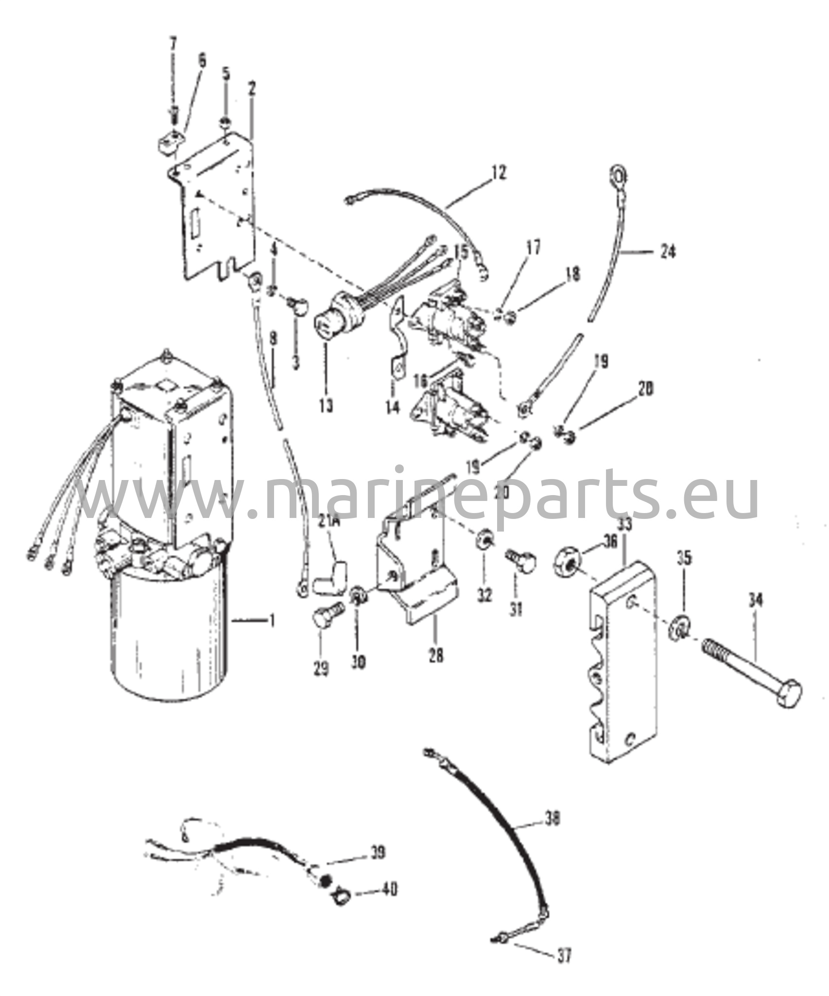 Hydraulipumppu ja kiinnitystelineet