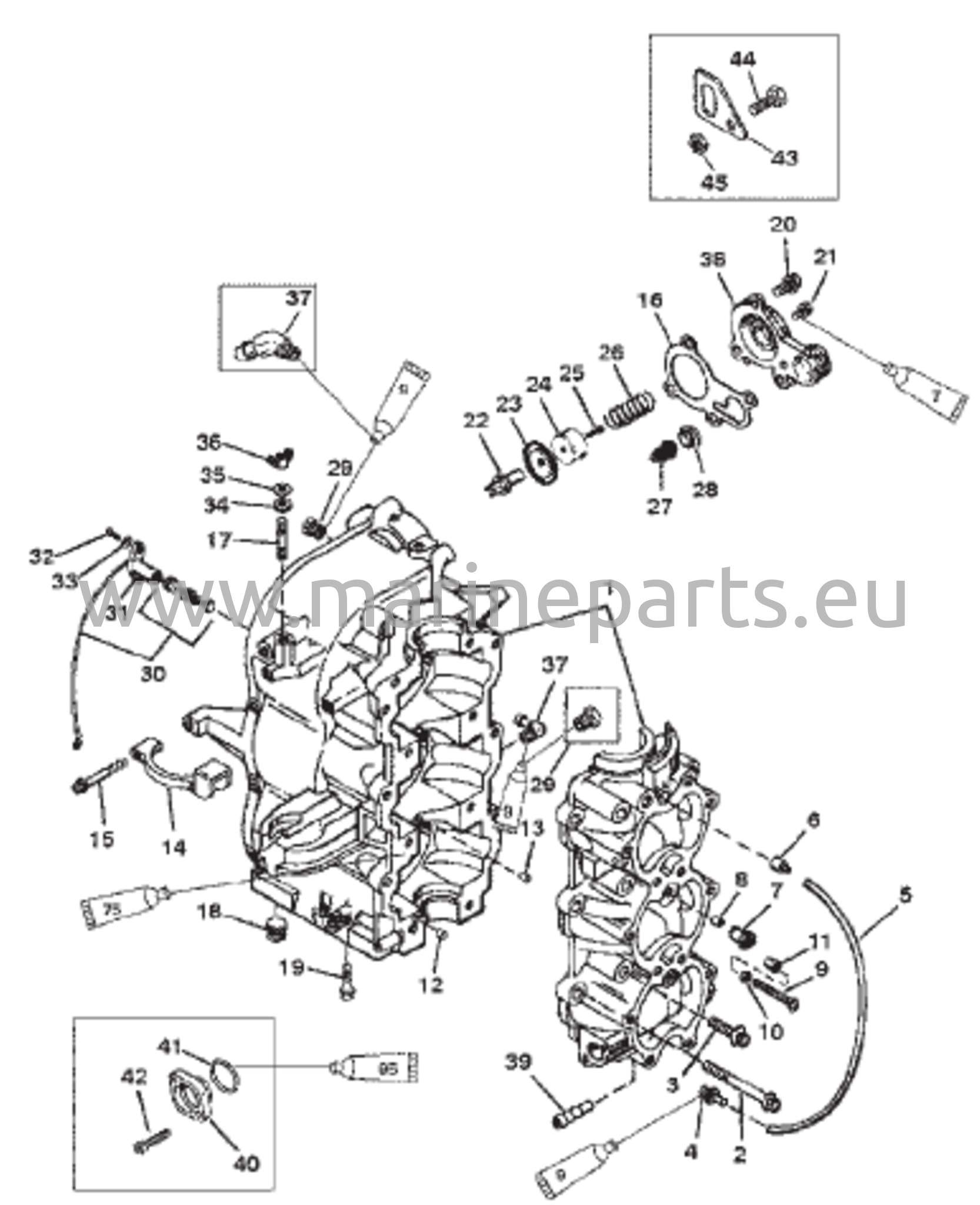 Kampiakseli, männät ja kiertokanget